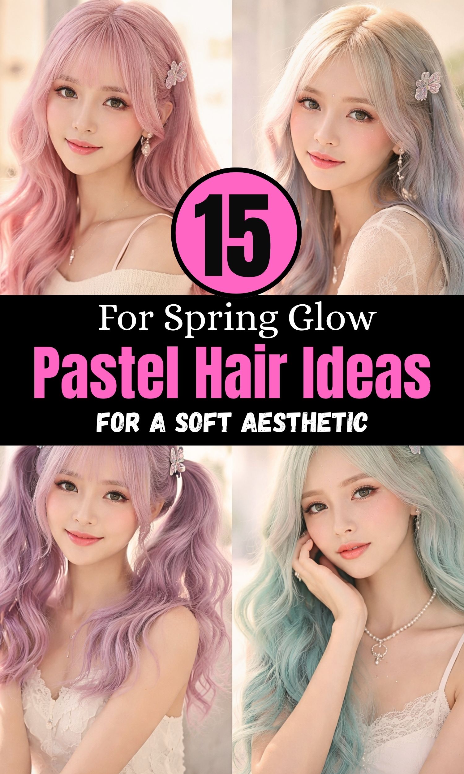 Cute Pastel Hair Ideas for a Soft Aesthetic