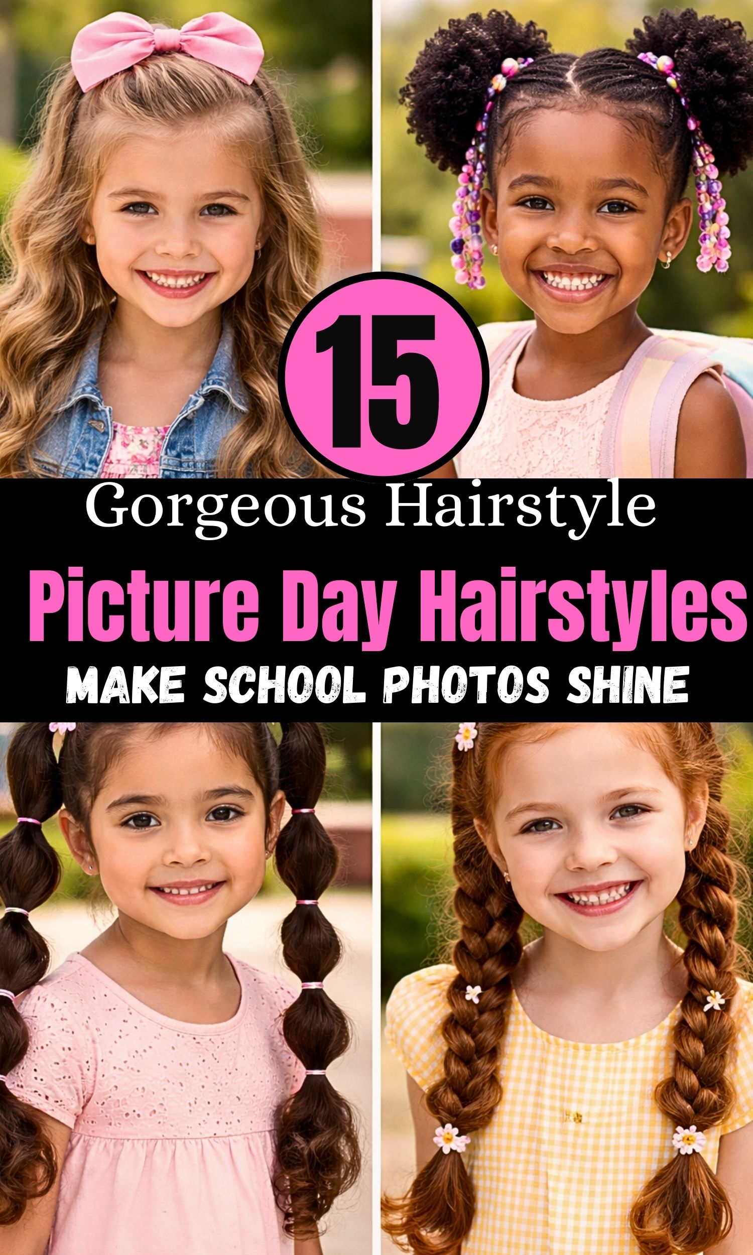 Cute Picture Day Hairstyles for Kids: 15 Adorable Styles That Make School Photos Shine