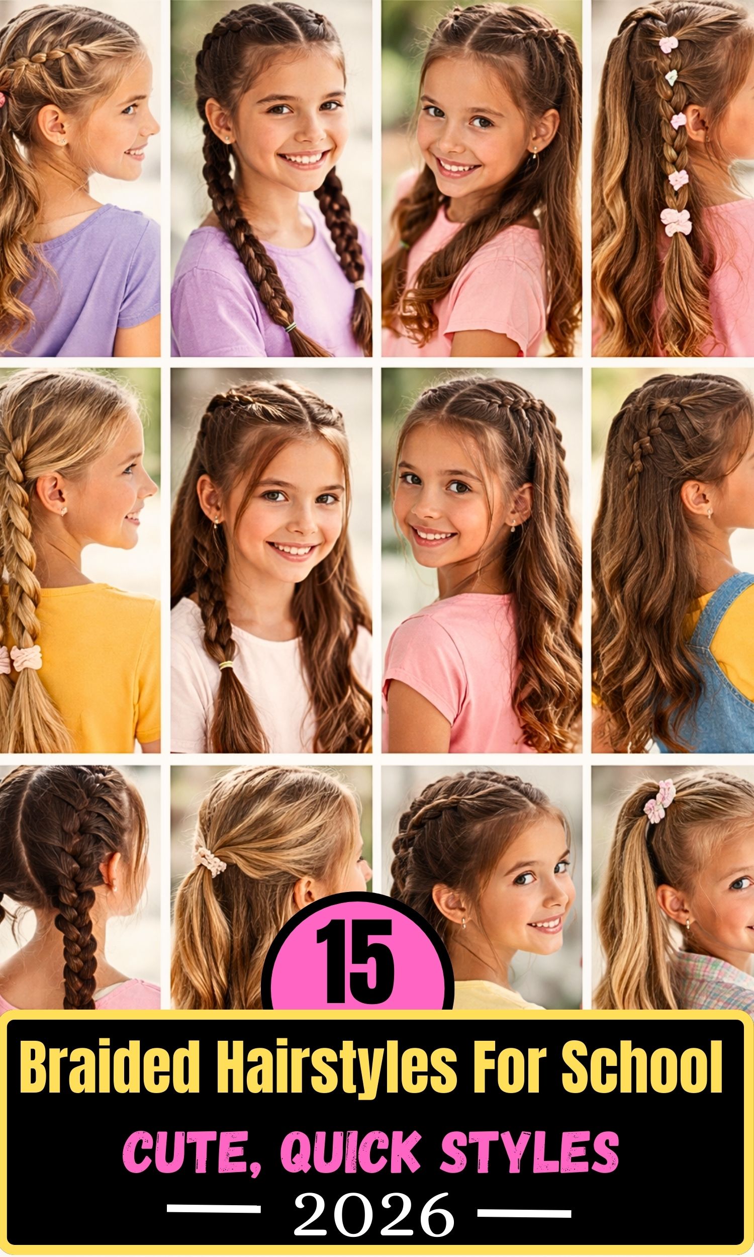 Easy Braided Hairstyles for School 15 Cute, Quick Styles for Busy Mornings (1)