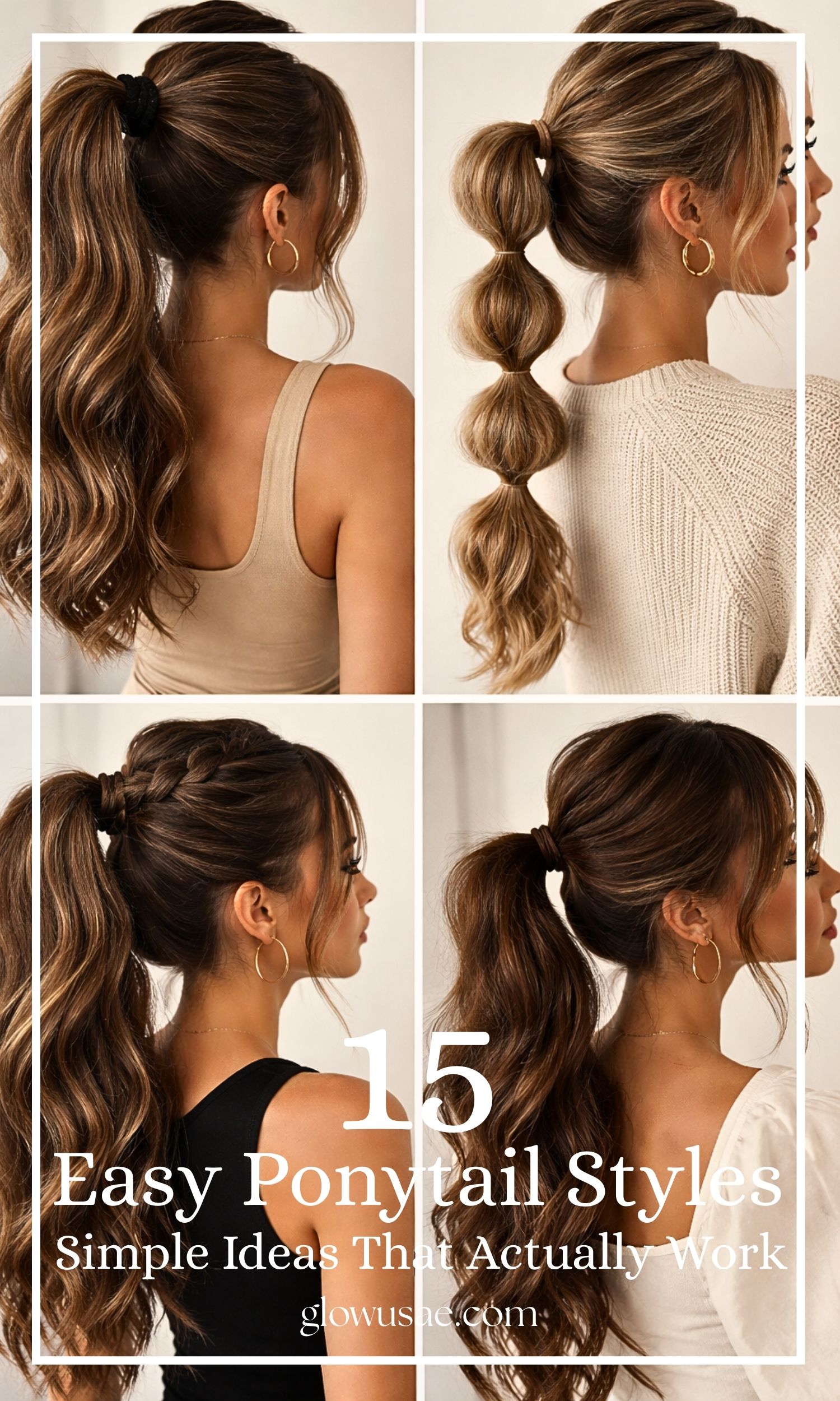 Easy Ponytail Styles for Thick Hair: 15 Simple Ideas That Actually Work