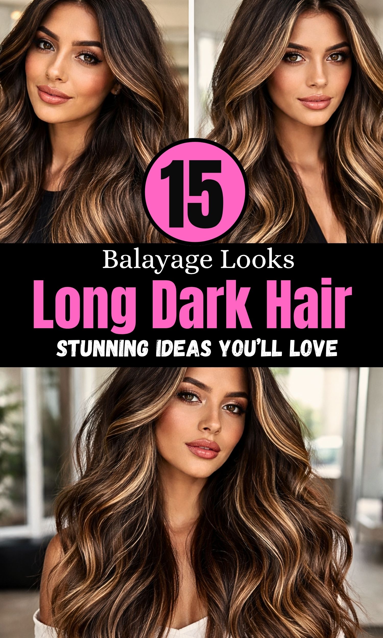 Effortless Balayage Looks for Long Dark Hair: 15 Stunning Ideas You’ll Love