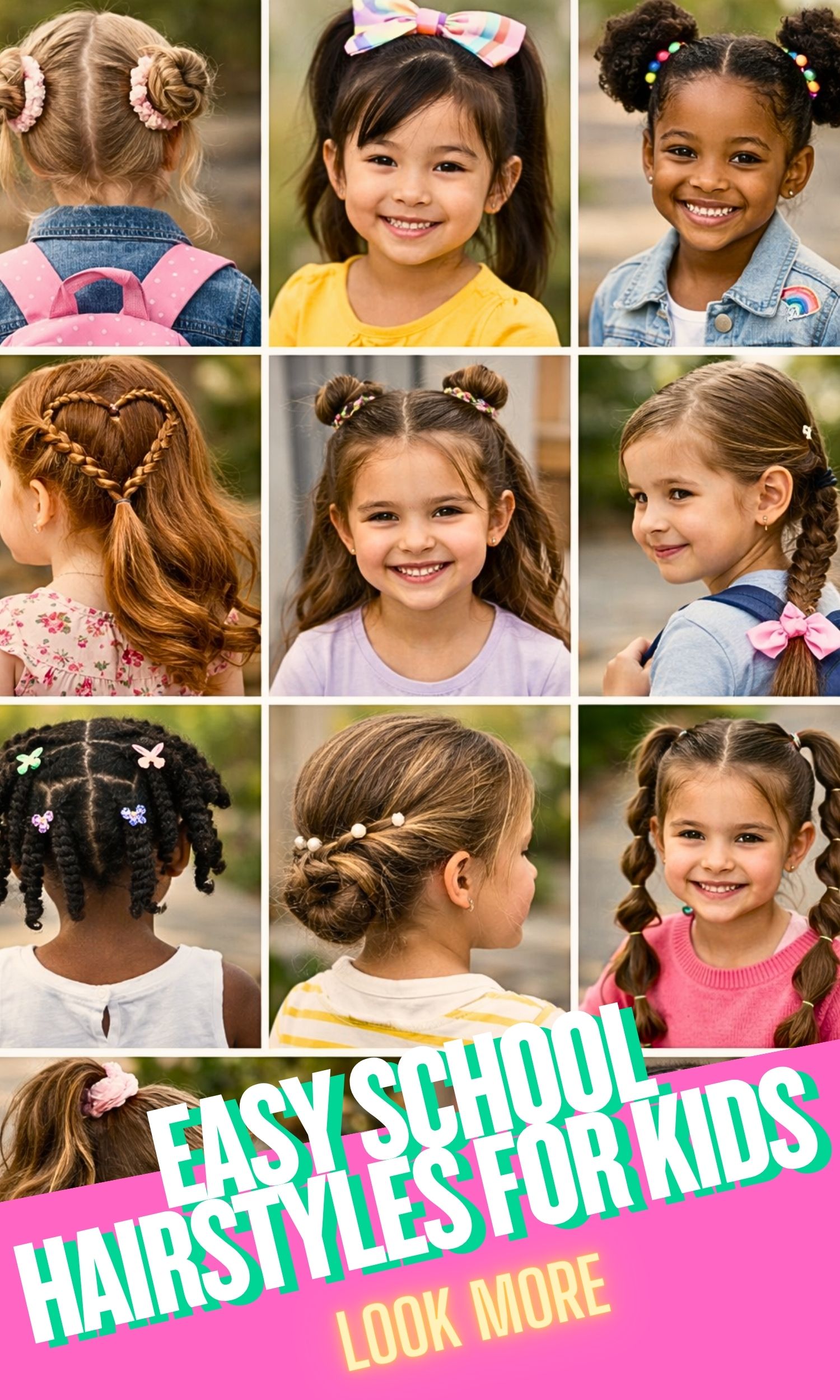 Fun and Easy School Hairstyles for Kids: 15 Cute Styles Busy Parents Will Love