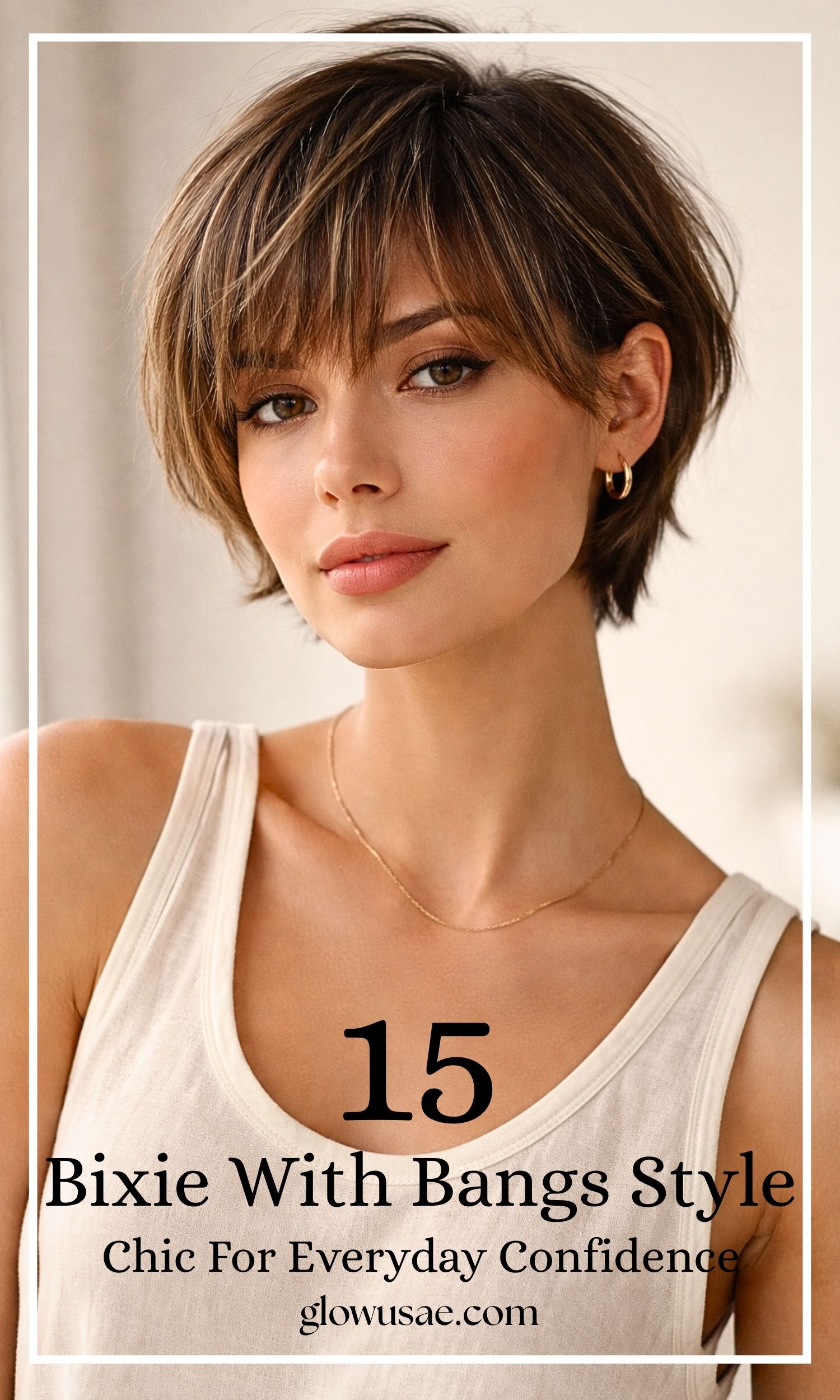 Minimalist Bixie with Bangs Style: Effortless Chic for Everyday Confidence