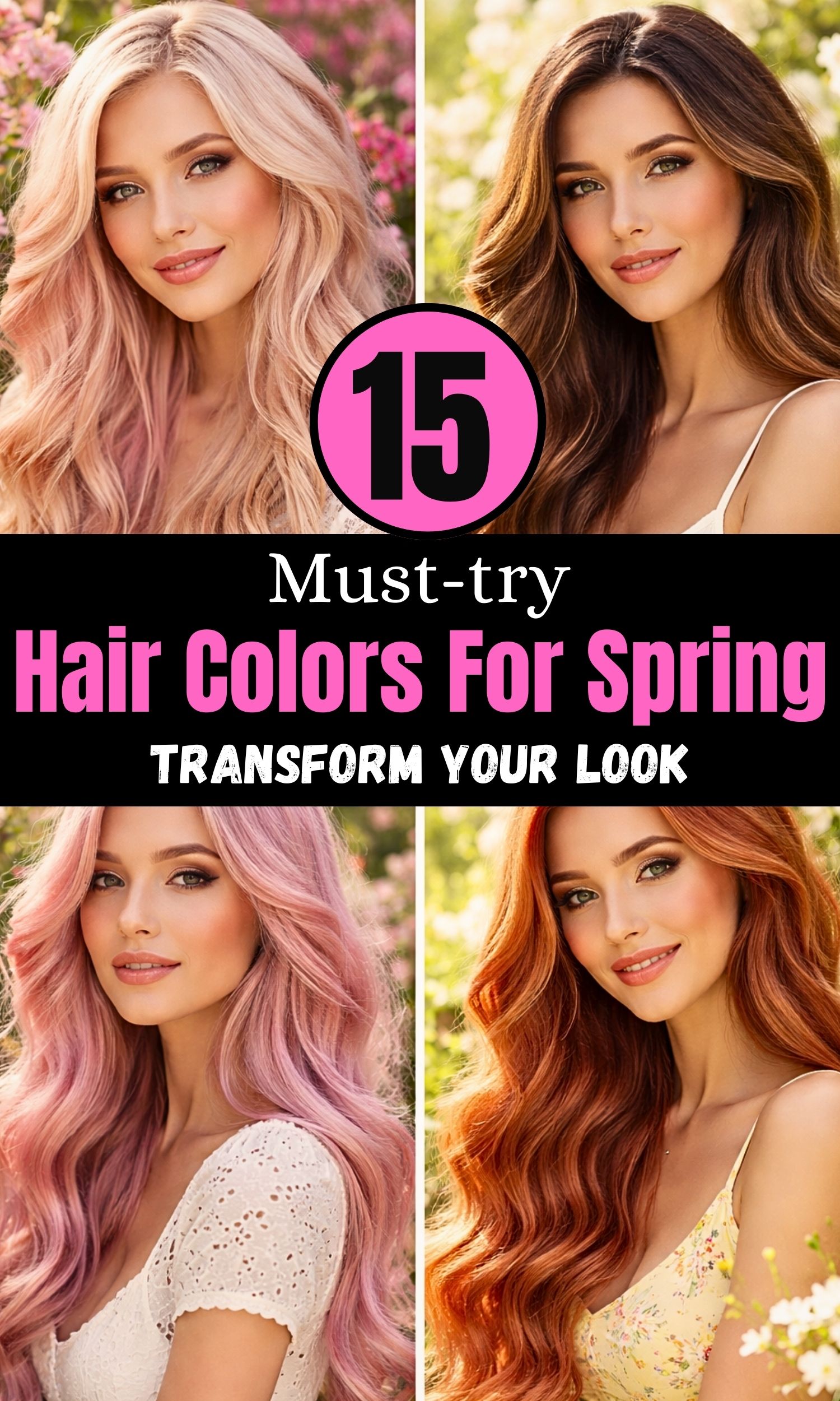 Must-Try Hair Colors for Spring Vibes: Fresh Shades to Transform Your Look