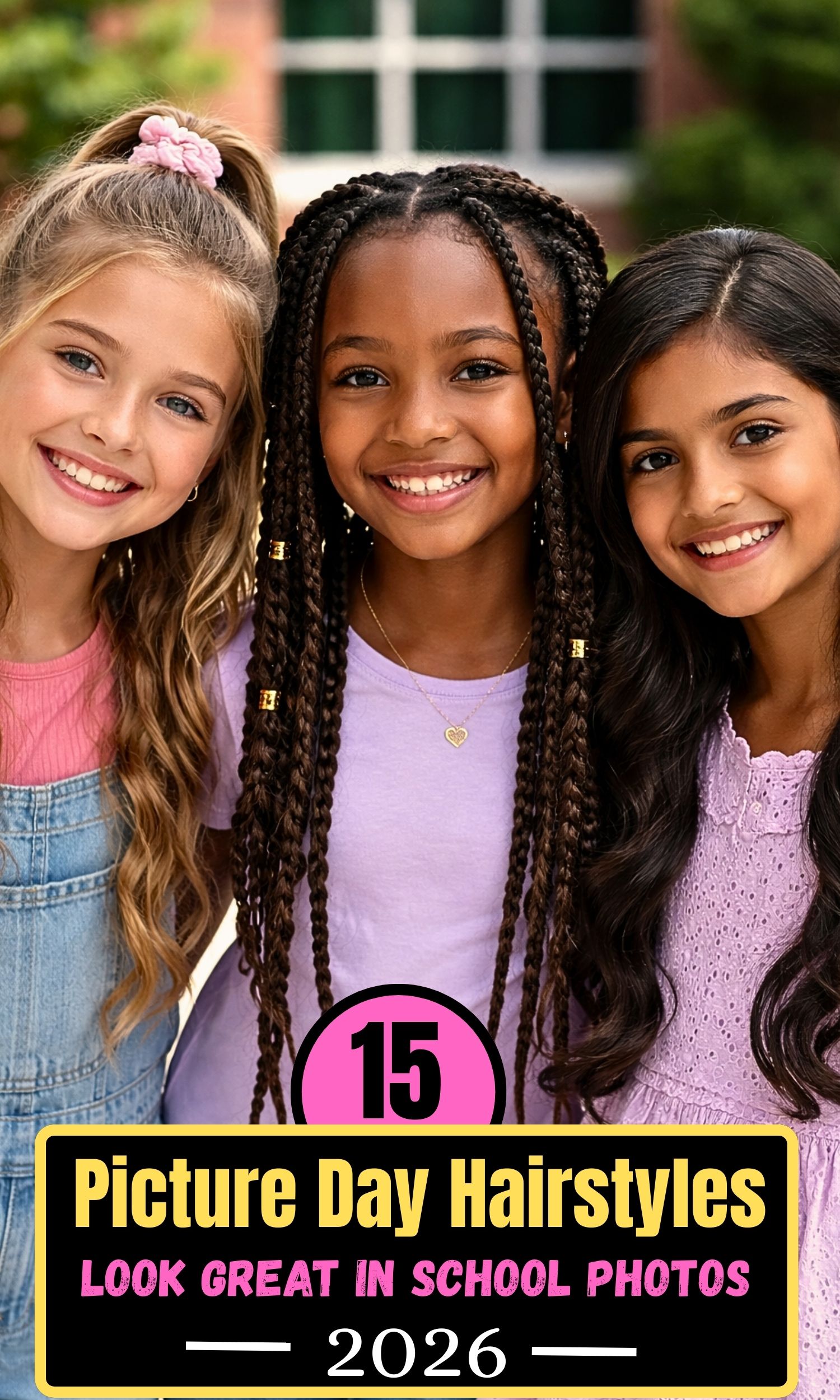 Picture Day Hairstyles That Look Great in School Photos