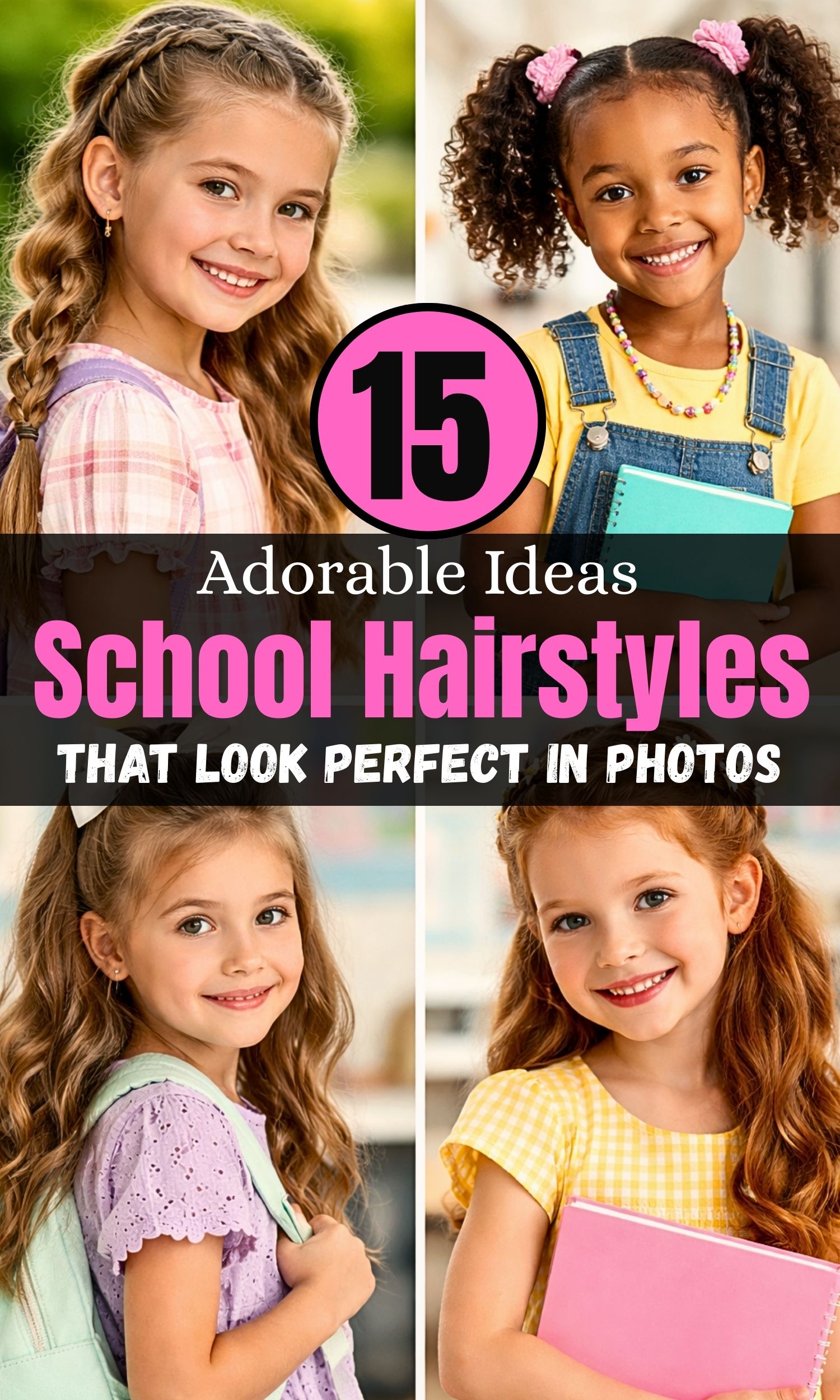 Pretty School Hairstyles for Picture Day: 15 Adorable Ideas That Look Perfect in Photos