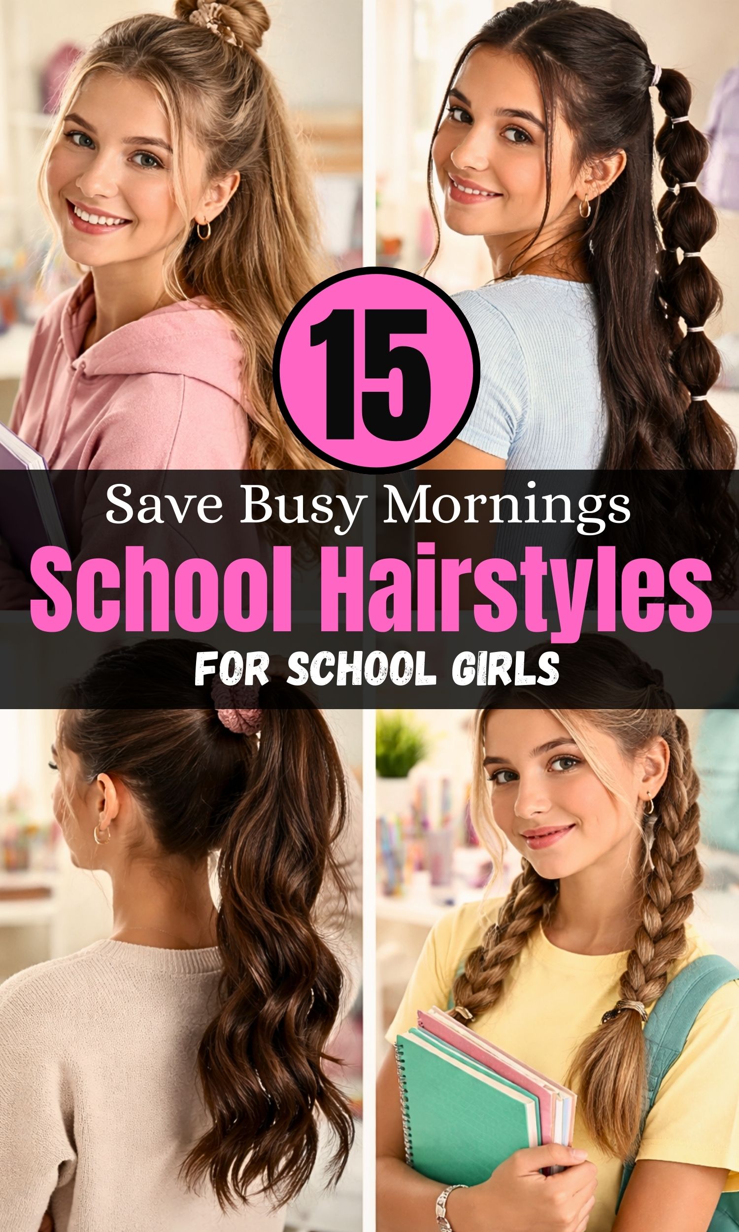 Quick School Hairstyles for Long Hair: 15 Easy Styles That Save Busy Mornings