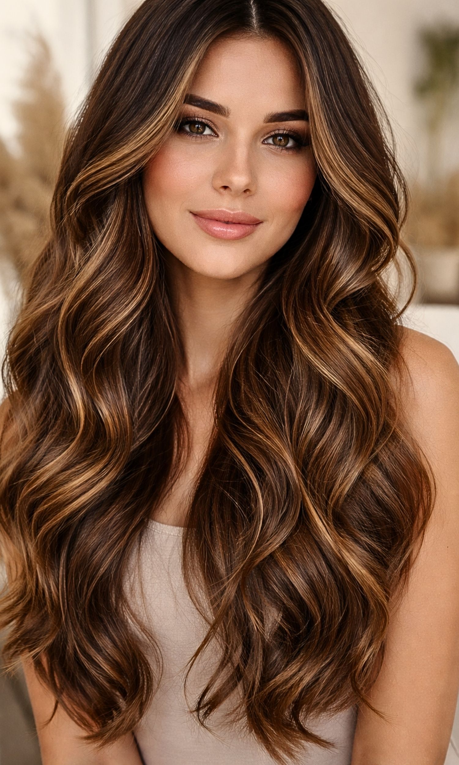 Soft Balayage Ideas for Natural Brunette Glow