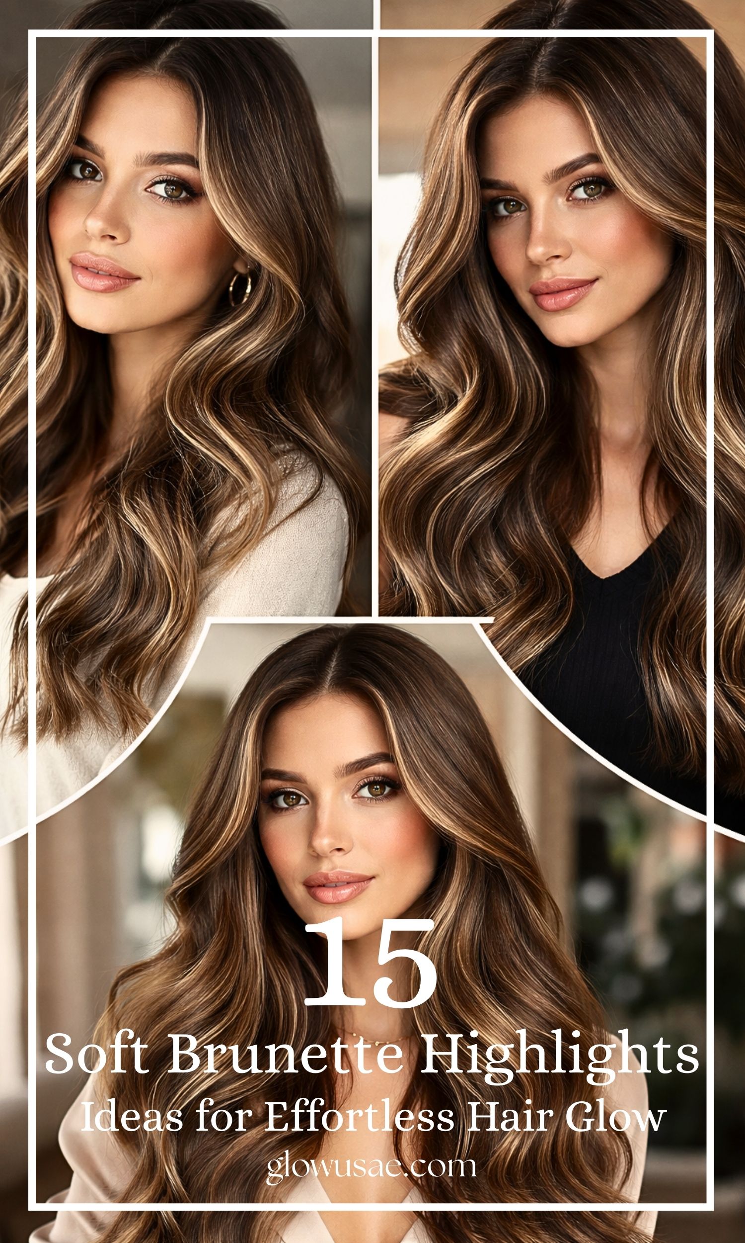 Soft Brunette Highlights That Look Natural: 15 Beautiful Ideas for Effortless Hair Glow