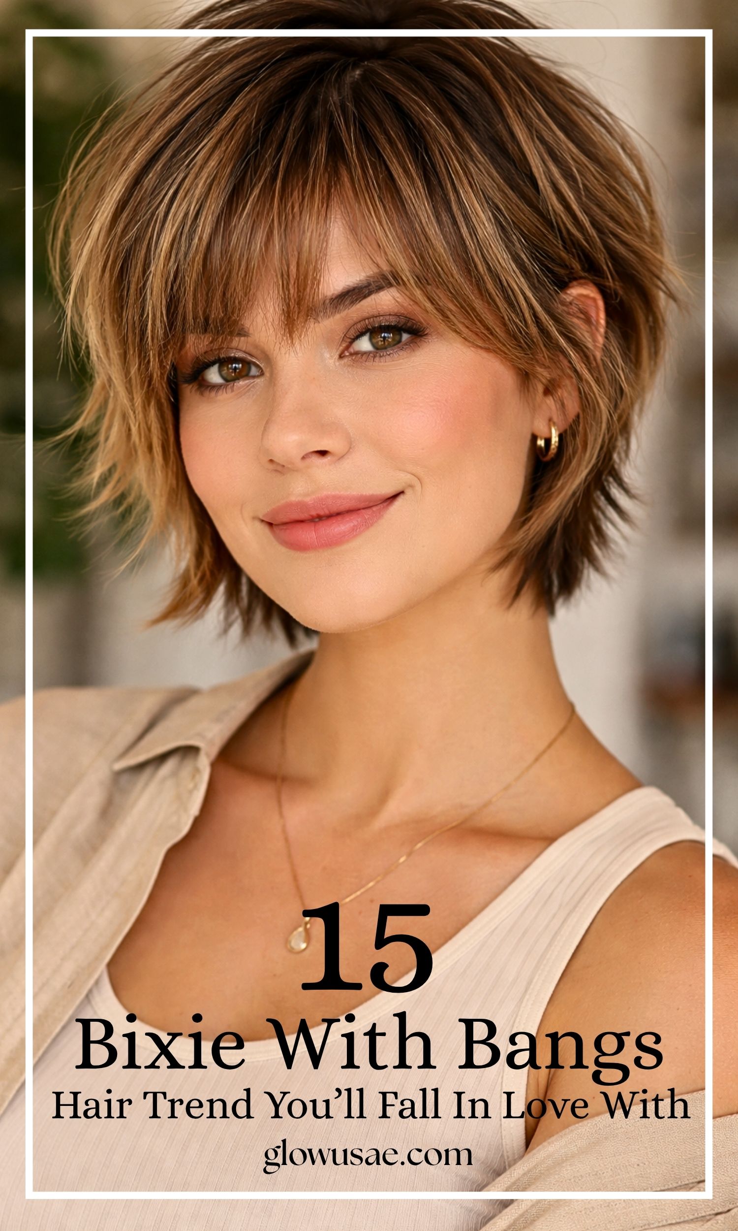 Soft Layered Bixie with Bangs: The Effortless Hair Trend You’ll Fall in Love With