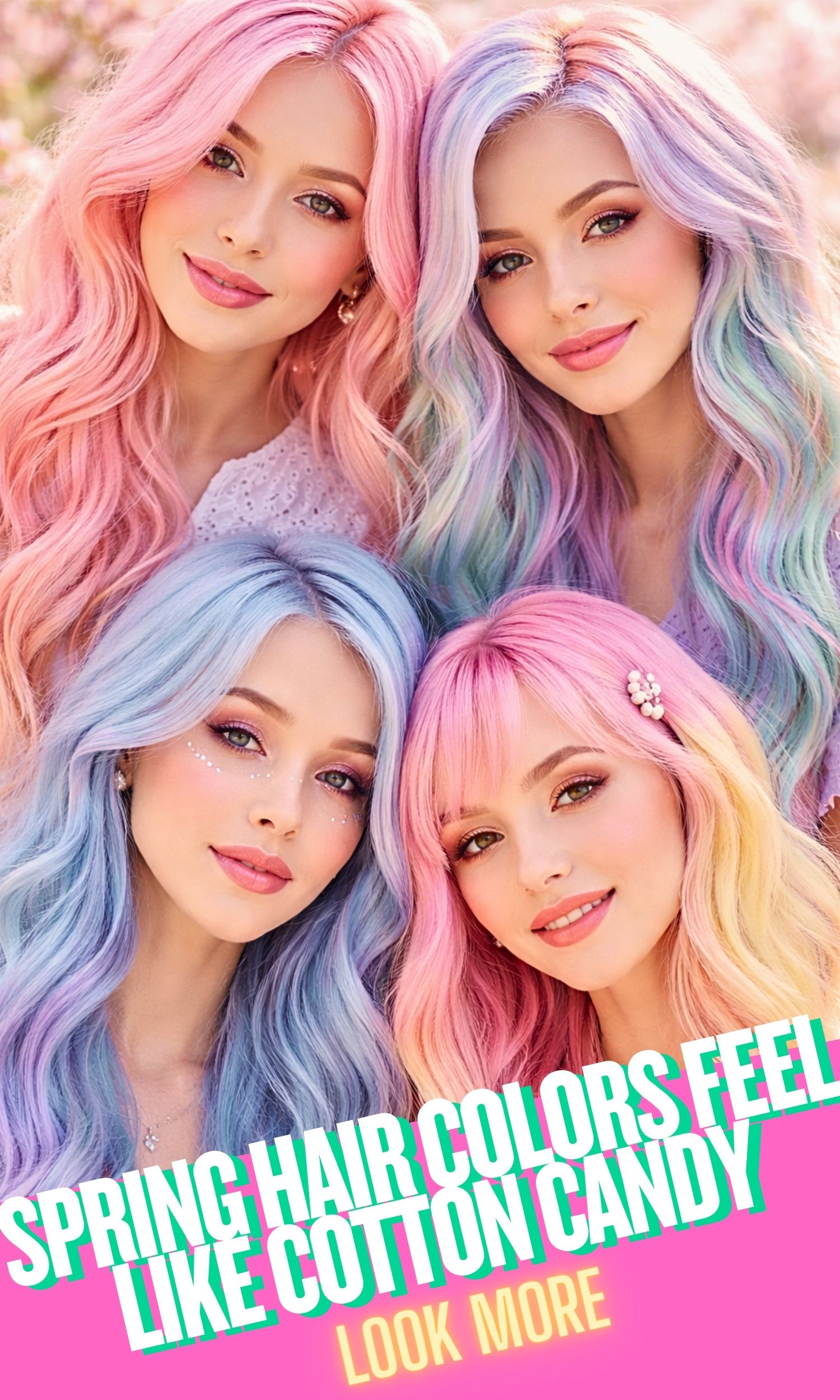 Spring Hair Colors That Feel Like Cotton Candy: 15 Dreamy Shades to Try This Season