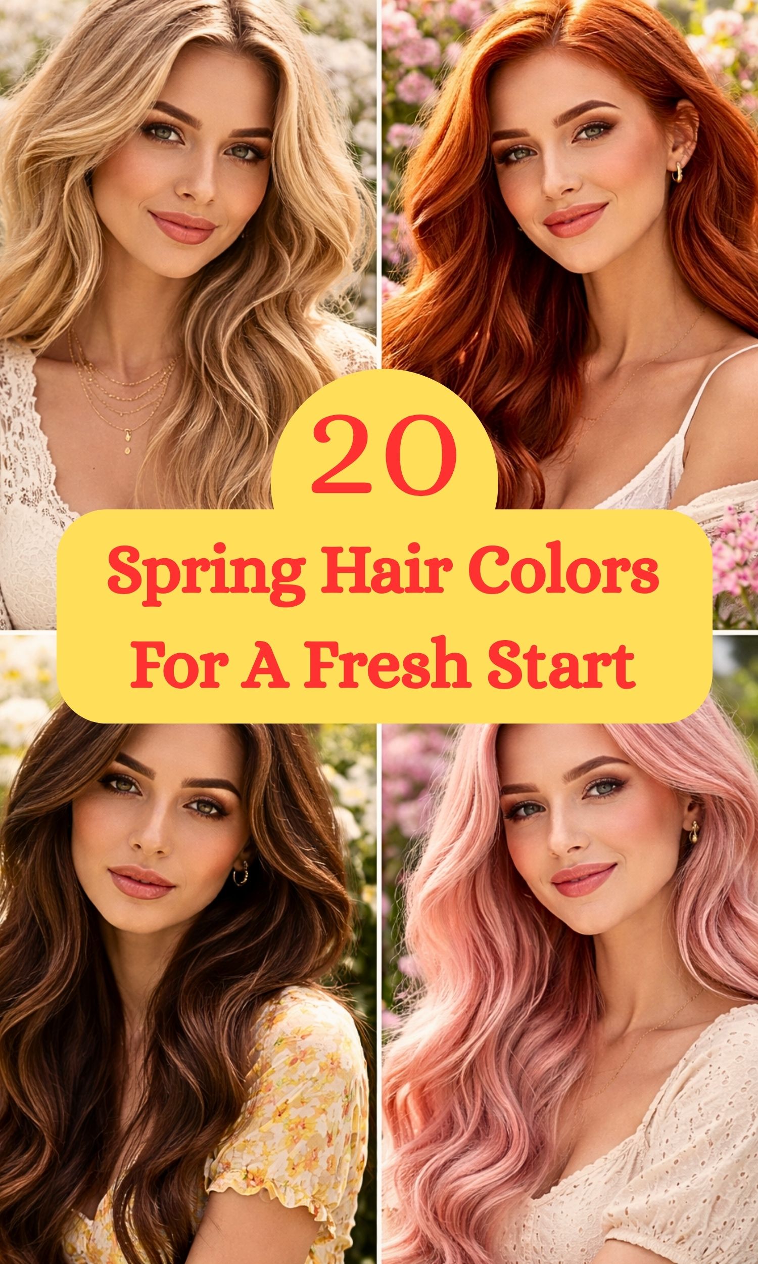 The Best Spring Hair Colors for a Fresh Start