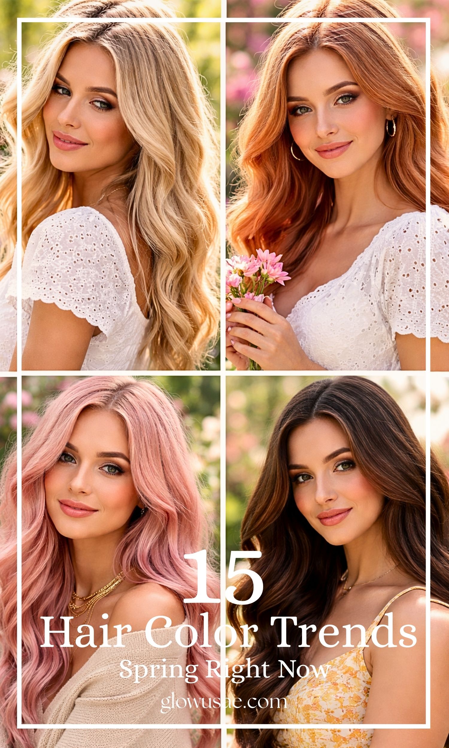 The Prettiest Hair Color Trends for Spring Right Now