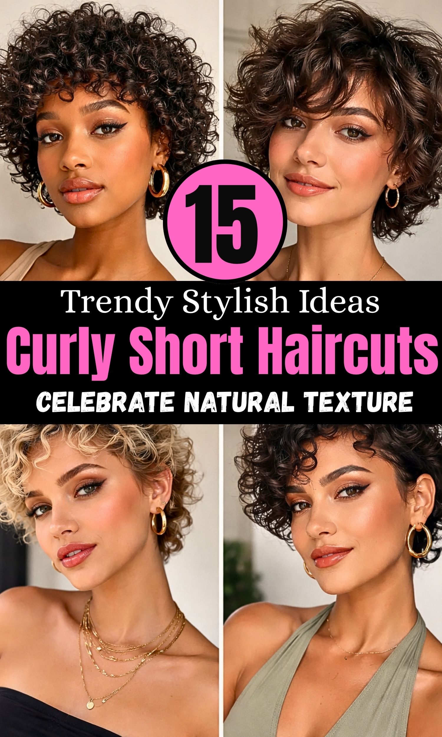 Trendy Curly Short Haircuts for Women: 15 Stylish Ideas That Celebrate Natural Texture