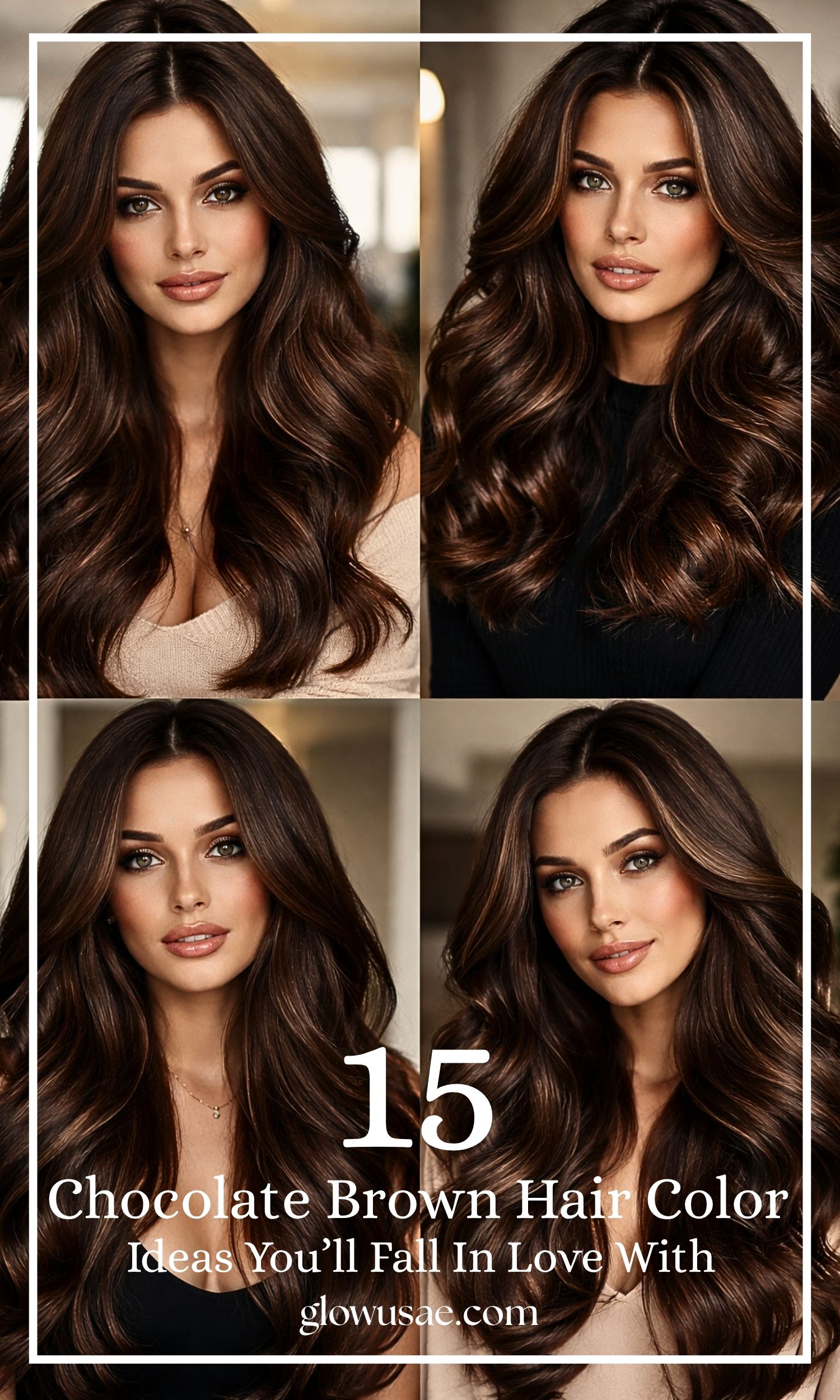 15 Cool Chocolate Brown Hair Color Ideas You’ll Fall in Love With