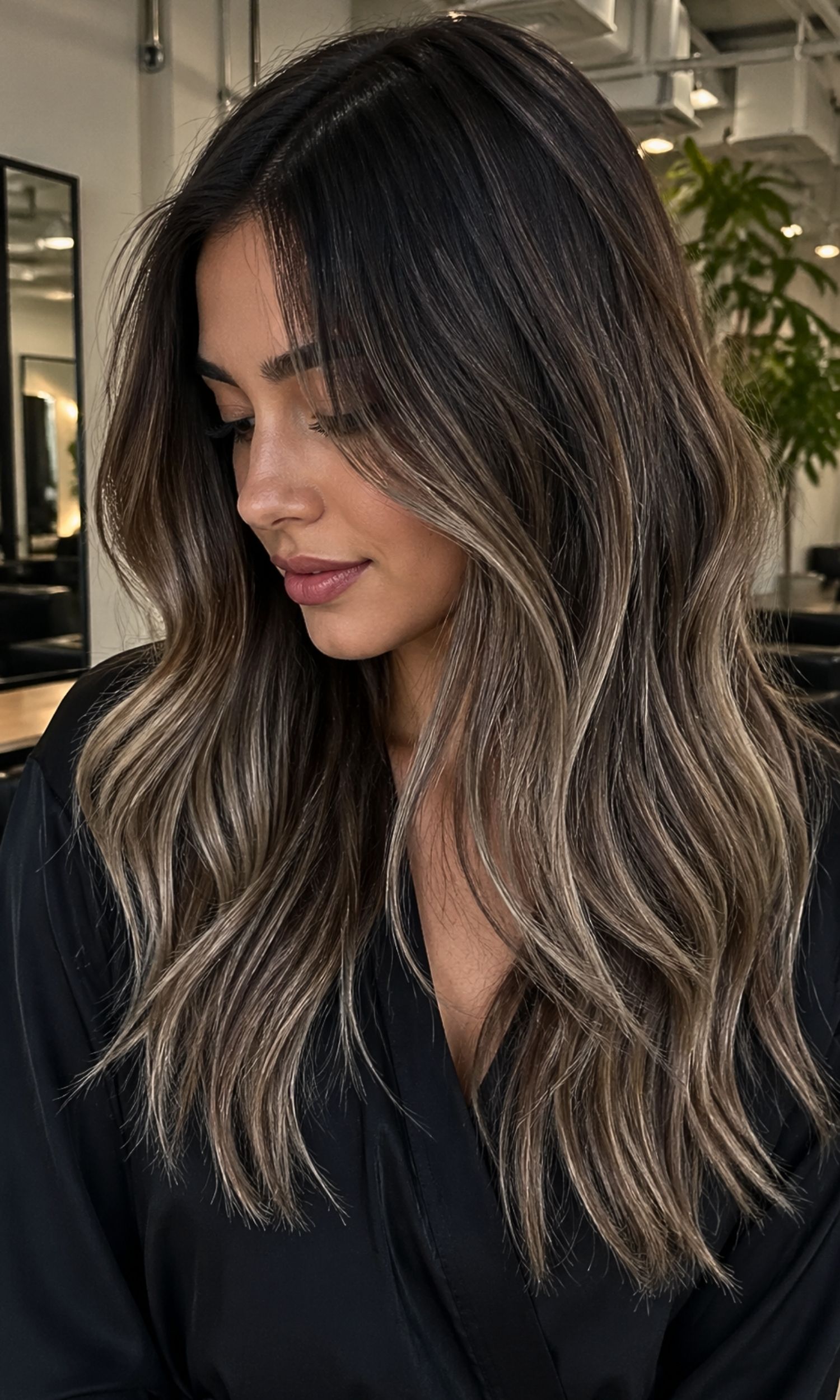 Ashy Balayage for Brunettes: The Cool-Toned Glow-Up You Didn’t Know You Needed