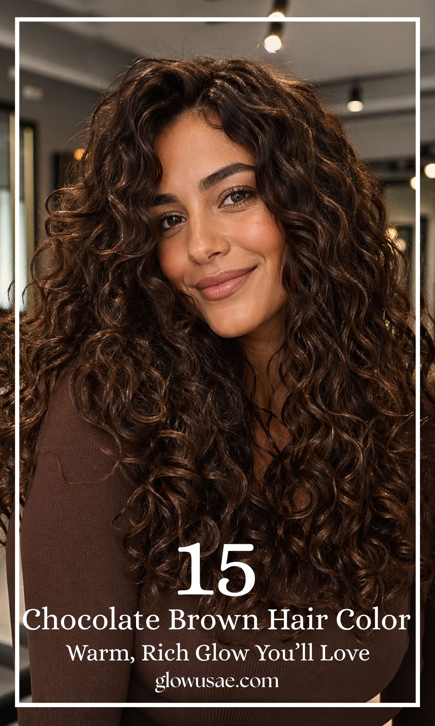 Chocolate Brown Hair Color for Curly Hair: A Warm, Rich Glow You’ll Love