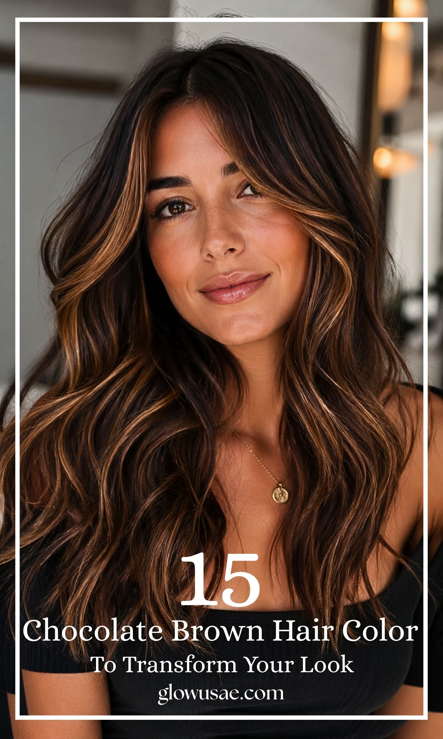 Chocolate Brown Hair Color with Face Framing Highlights: 15 Stunning Ideas to Transform Your Look