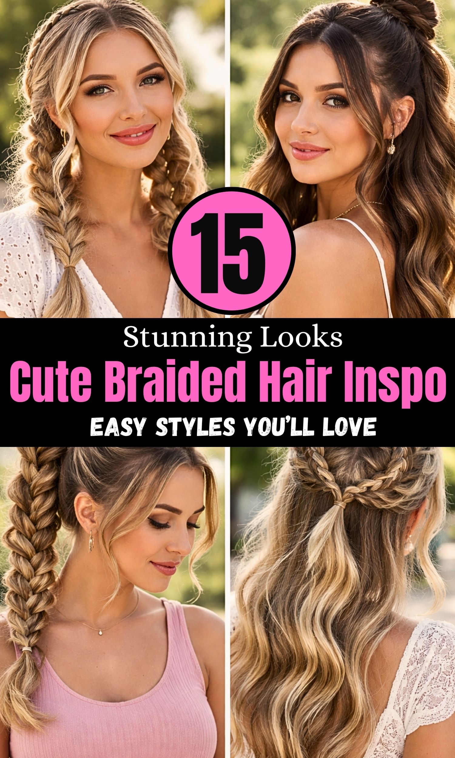 Cute Braided Hair Inspo for Beginners: 15 Easy Styles You’ll Love