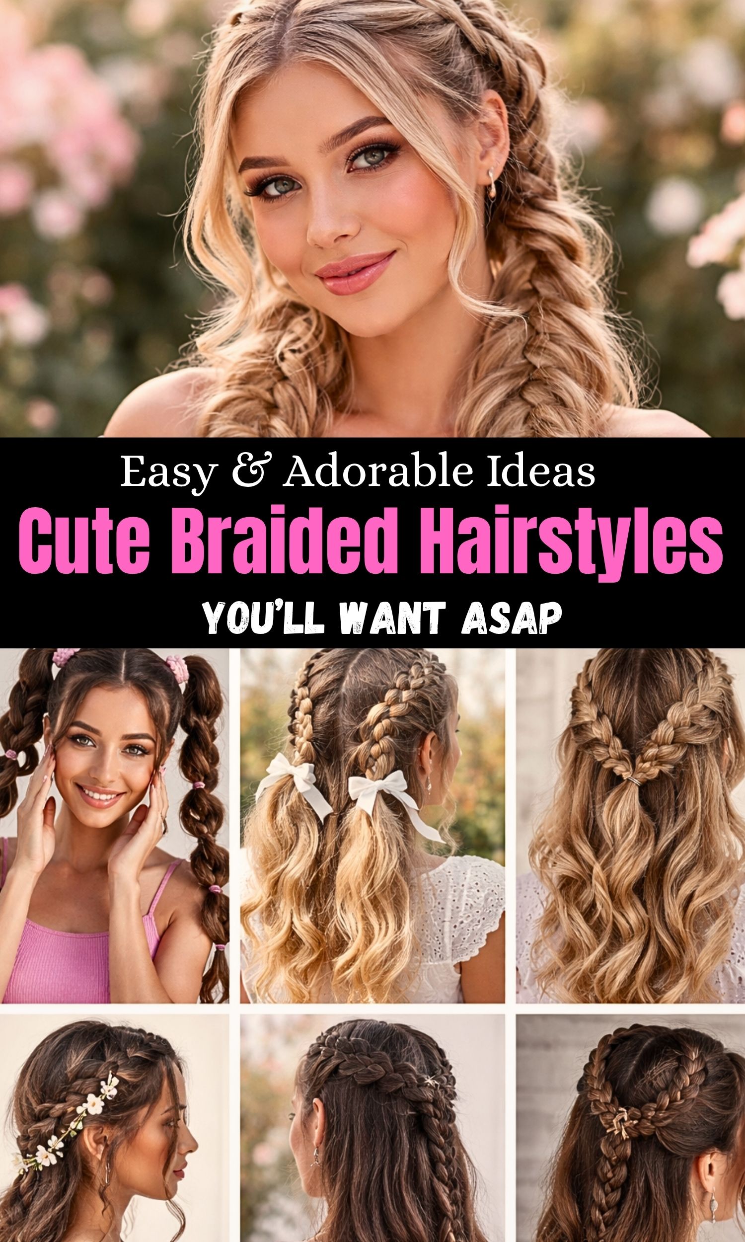Cute Braided Hairstyles You’ll Love: 15 Easy & Adorable Ideas