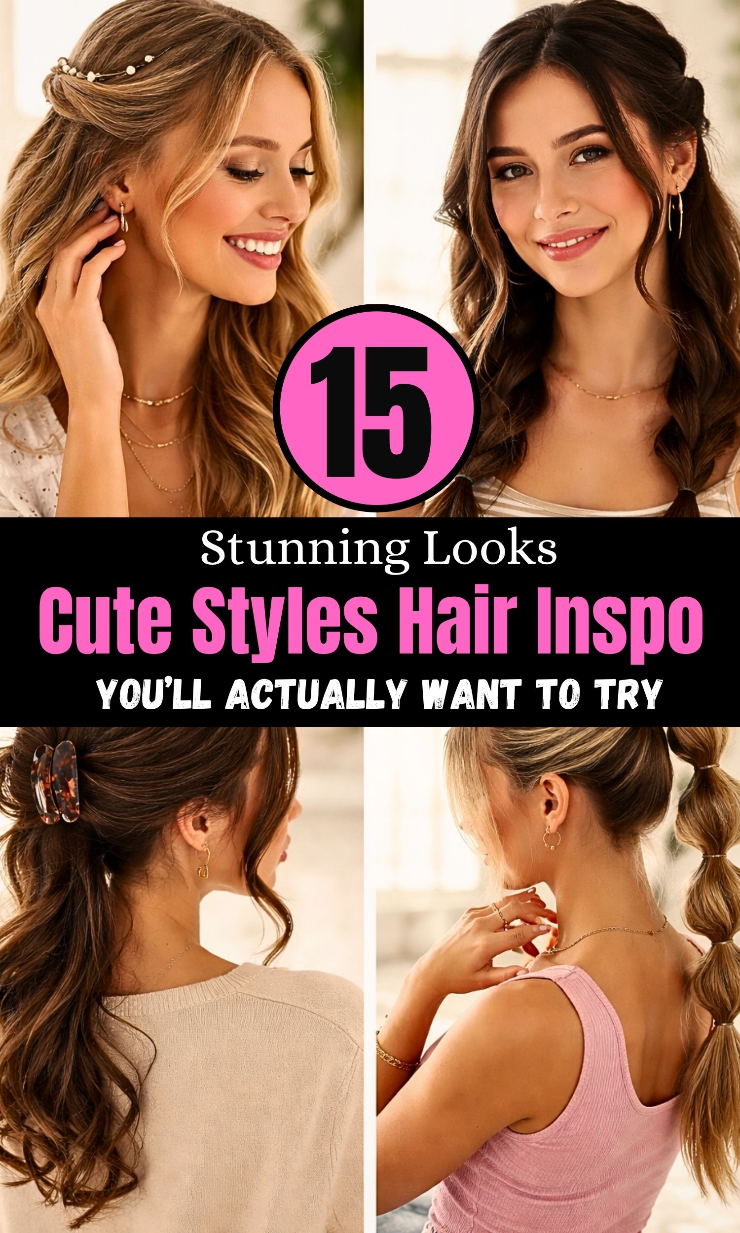 Cute Hair Inspo for Everyday Looks: 15 Easy Styles You’ll Actually Want to Try