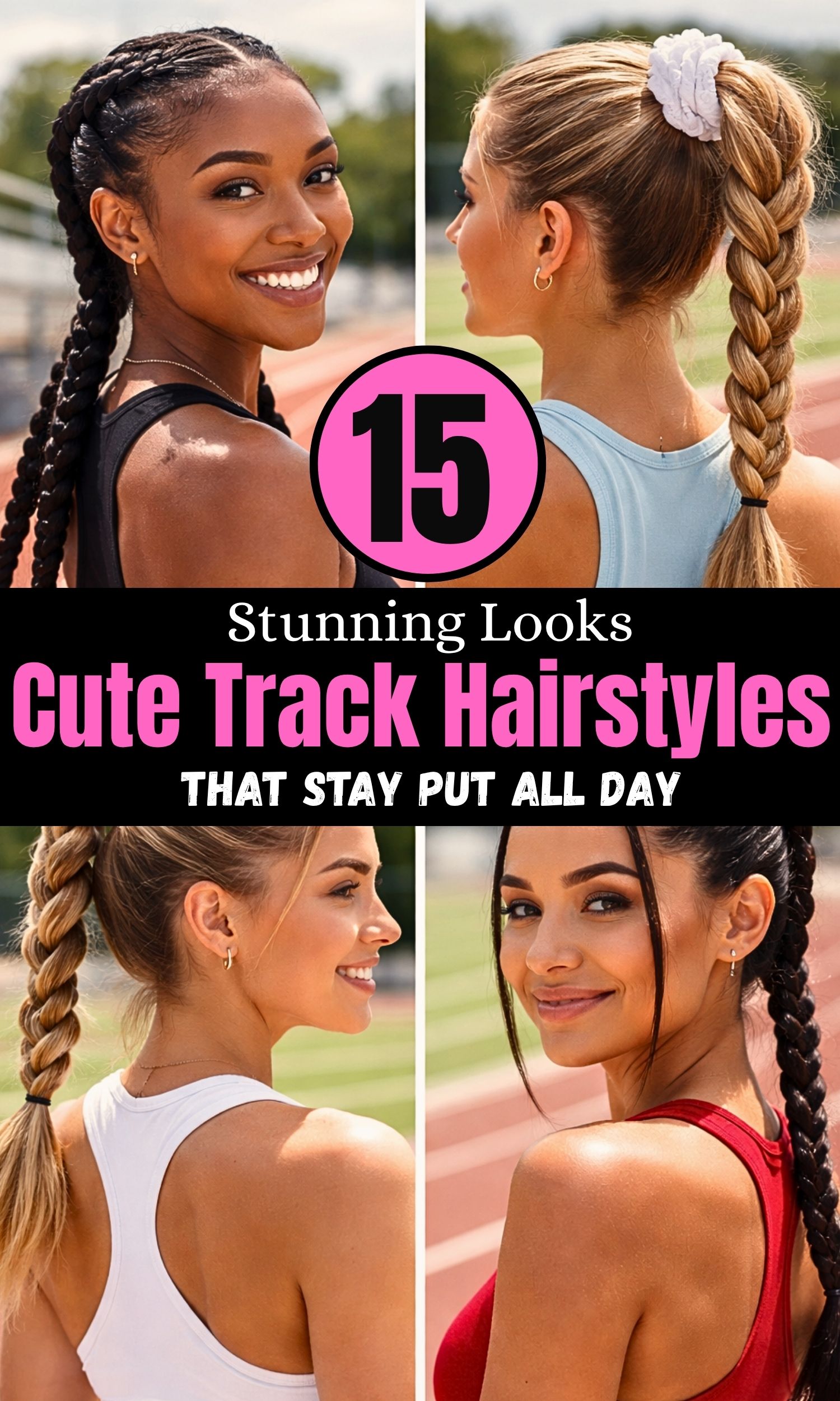 Cute Track Hairstyles That Stay Put All Day