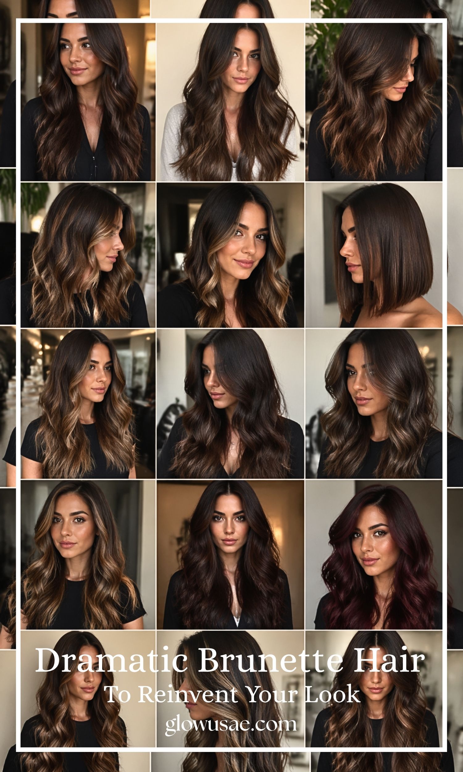Dramatic Brunette Hair Transformations: 15 Bold Ideas to Reinvent Your Look
