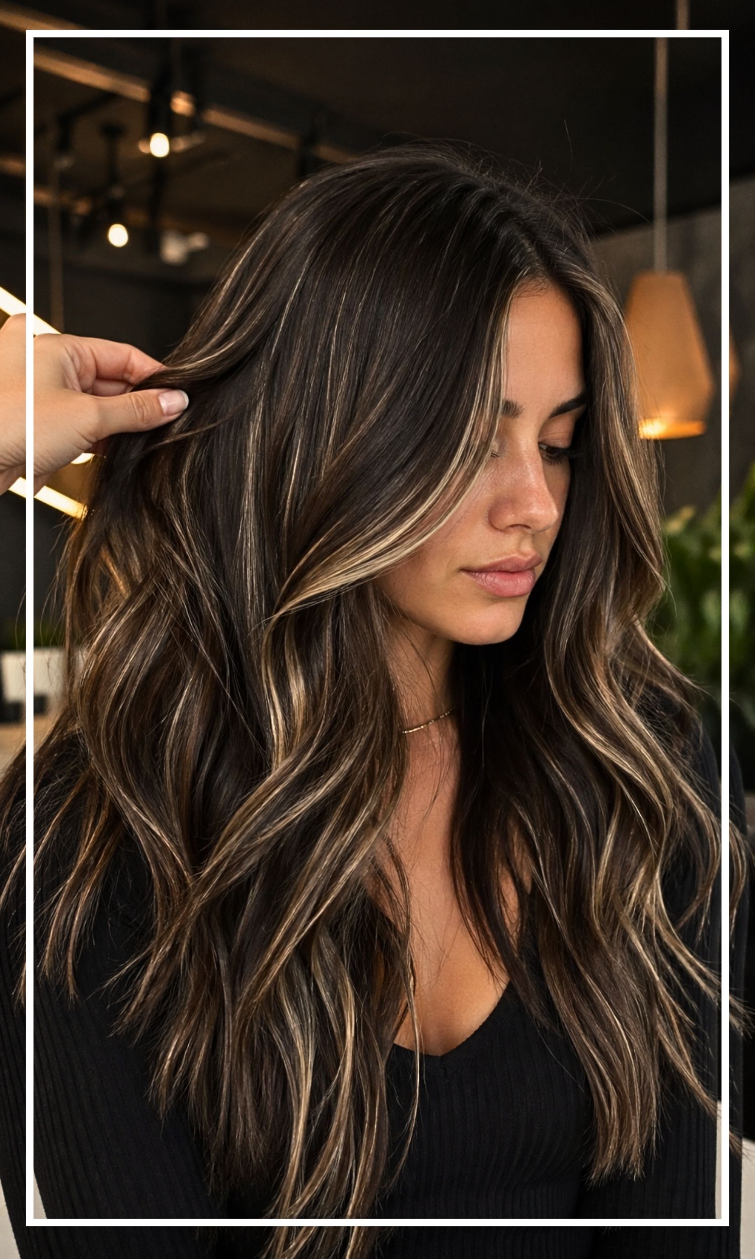 Icy Highlights on Dark Brown Hair: A Fresh, Cool Glow-Up Guide