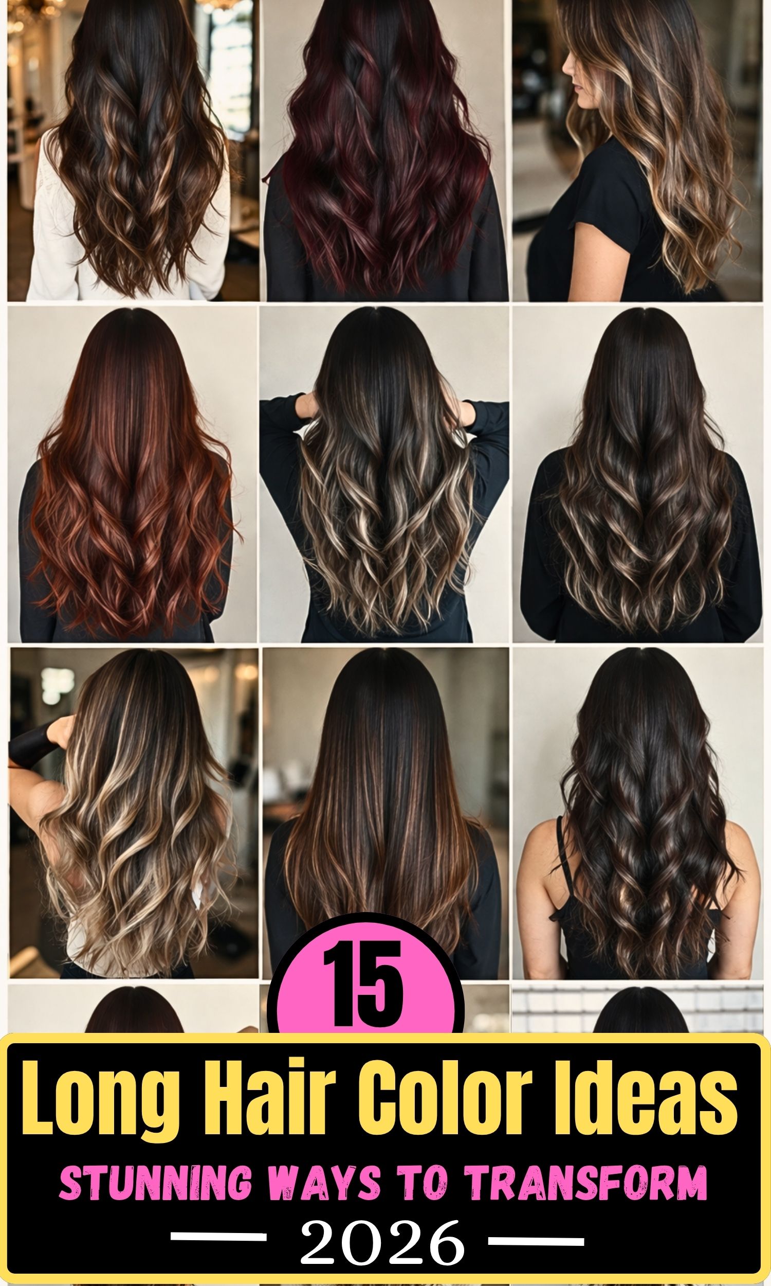 Long Hair Color Ideas for Brunettes: 15 Stunning Ways to Transform Your Look