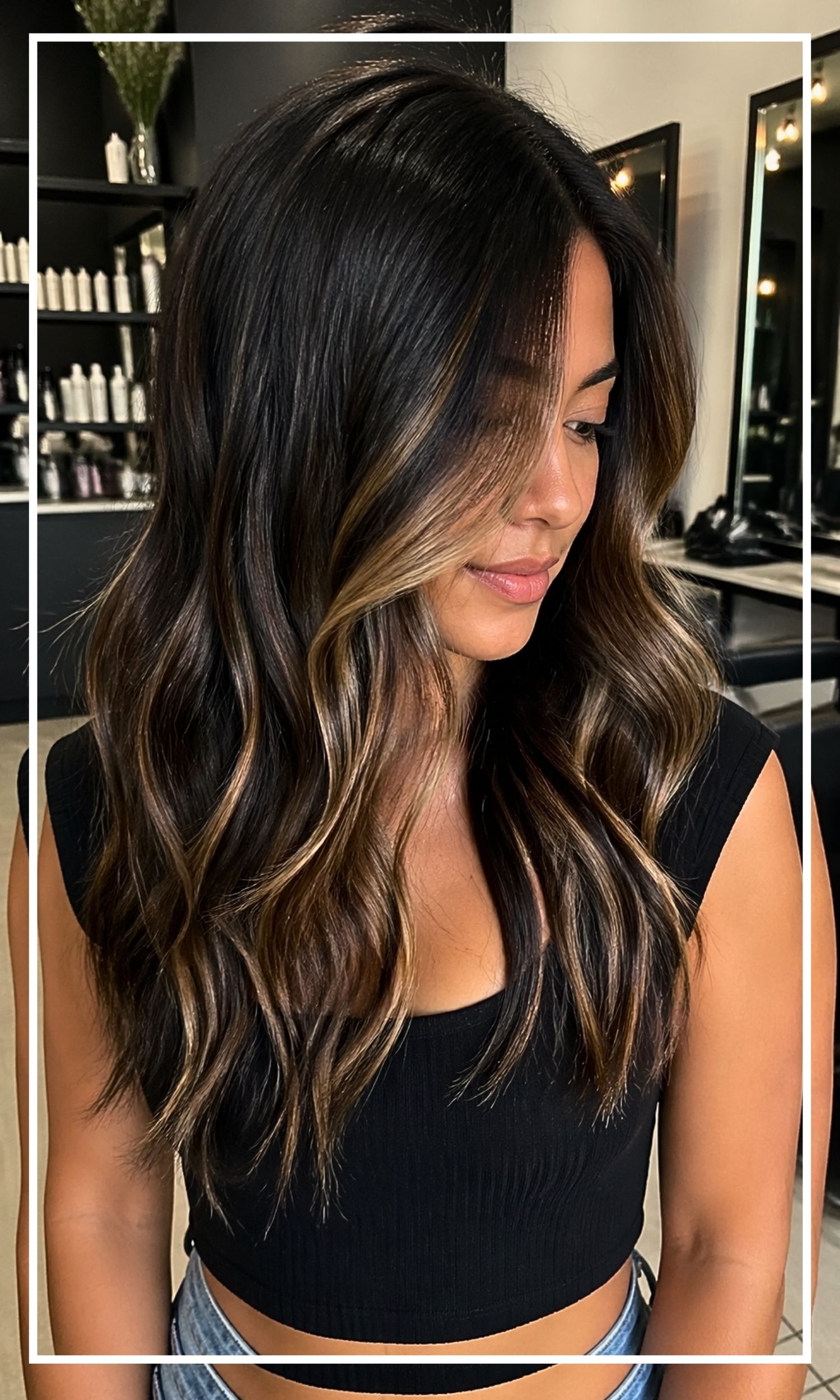 Low-Maintenance Highlights for Dark Hair 15 Easy Ideas That Still Look Amazing
