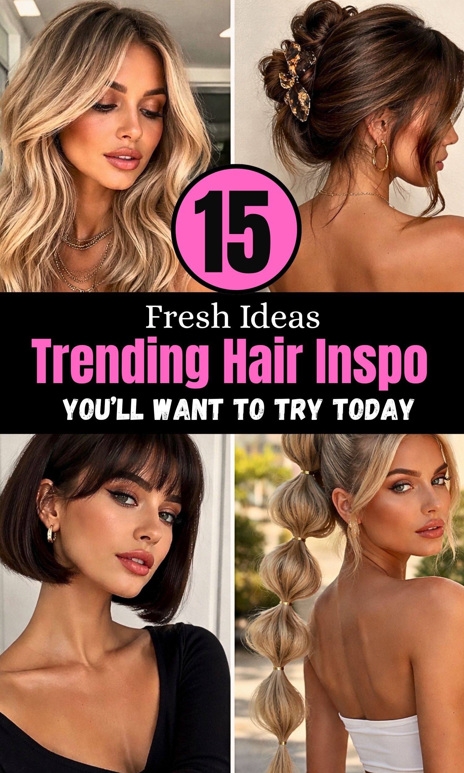 Pinterest Hair Inspo That’s Trending Now: 15 Fresh Ideas You’ll Want to Try Today