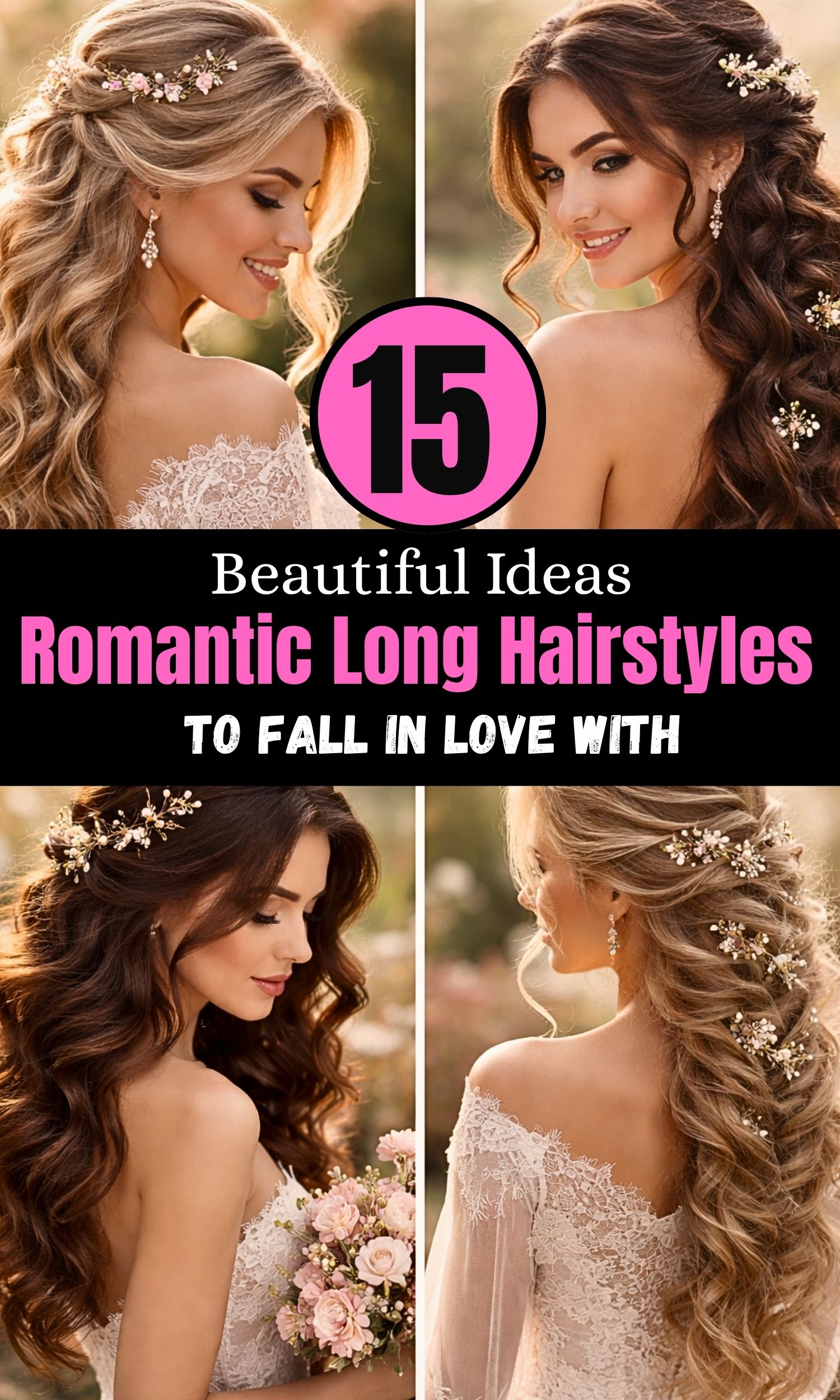 Romantic Long Hairstyles: 15 Beautiful Ideas to Fall in Love With