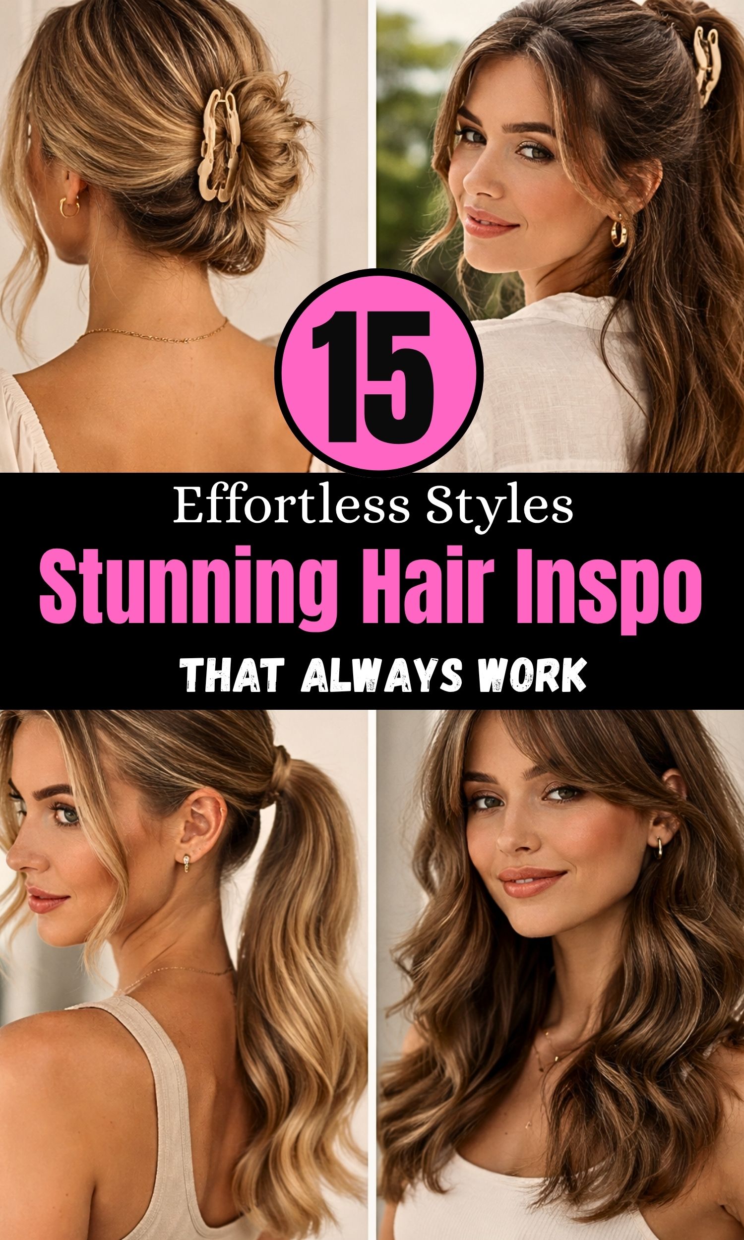 Simple Yet Stunning Hair Inspo: 15 Effortless Styles That Always Work