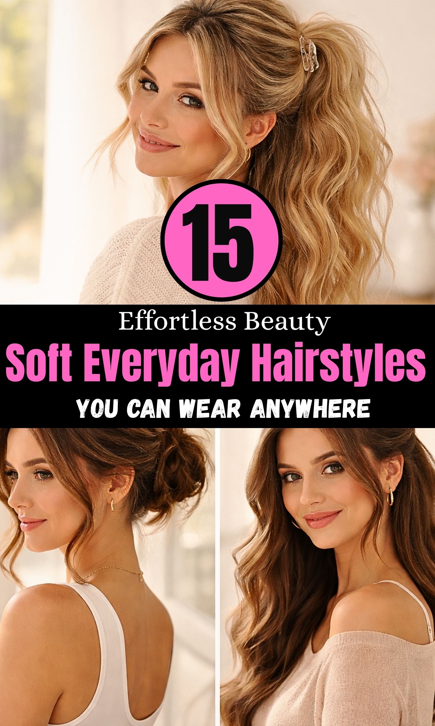 Soft Everyday Hairstyles for Any Occasion: Effortless Beauty You Can Wear Anywhere