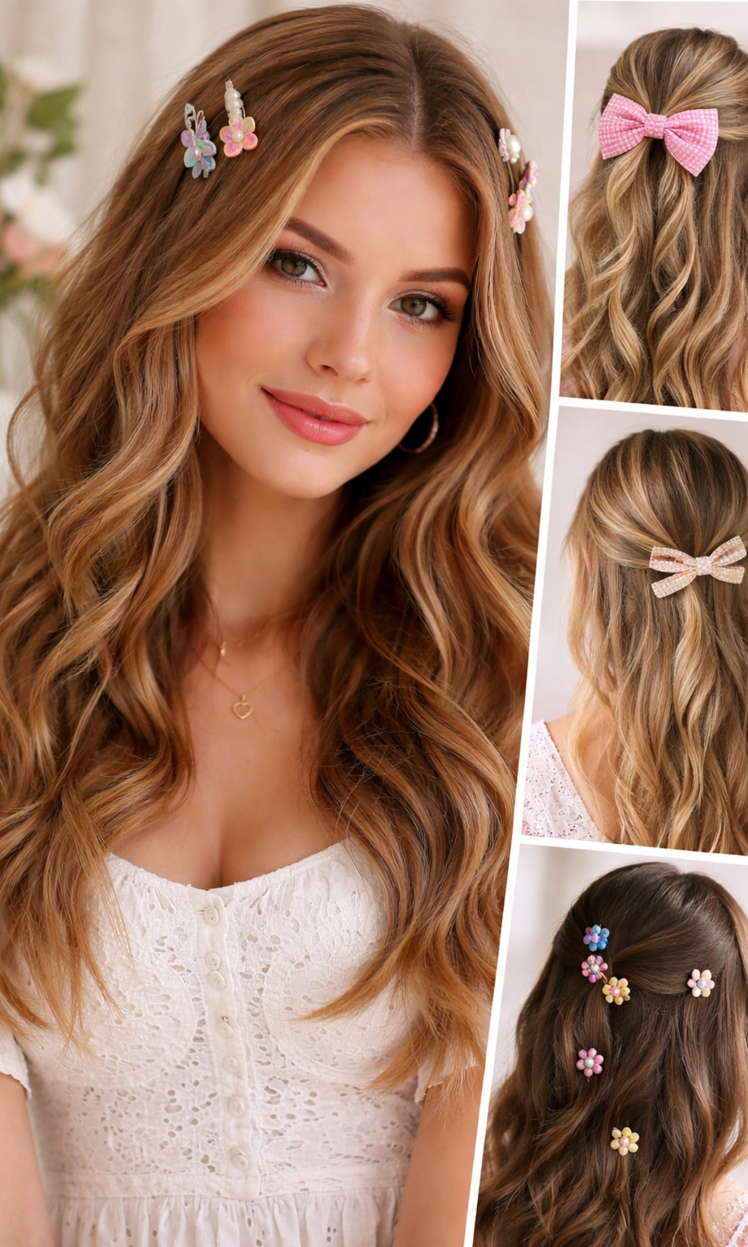 Soft Waves & Cute Clips Inspo: 15 Effortless Hair Ideas You’ll Fall in Love With