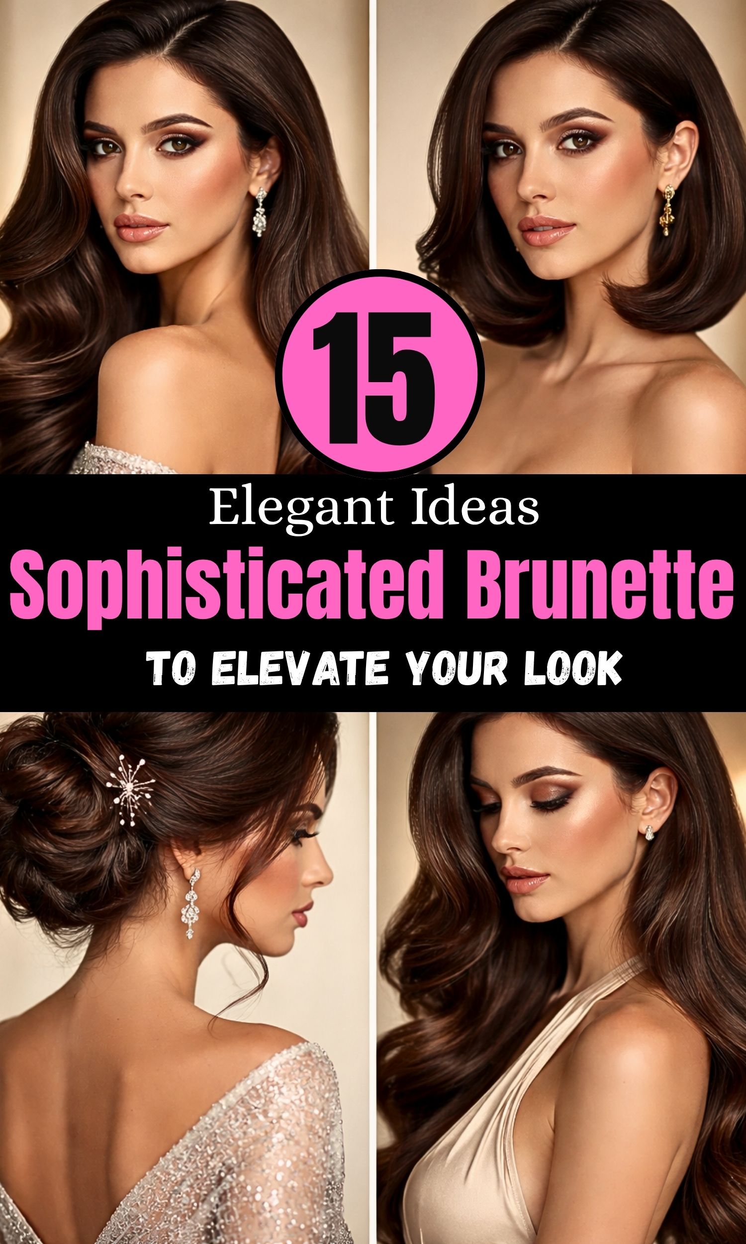 Sophisticated Brunette Hair Transformations: 15 Elegant Ideas to Elevate Your Look