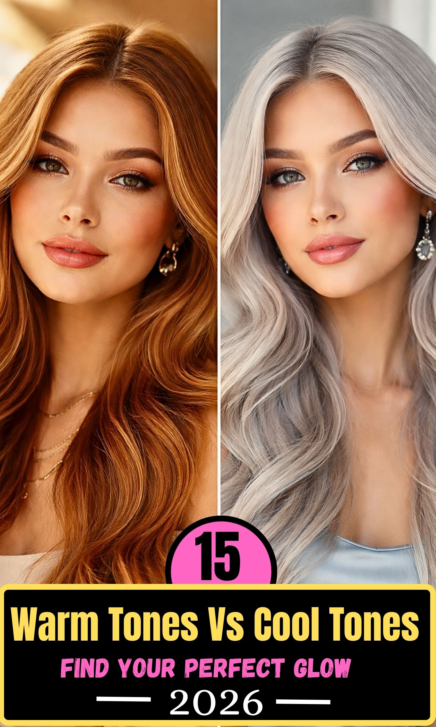 Warm Tones vs Cool Tones Hair Inspo Find Your Perfect Glow