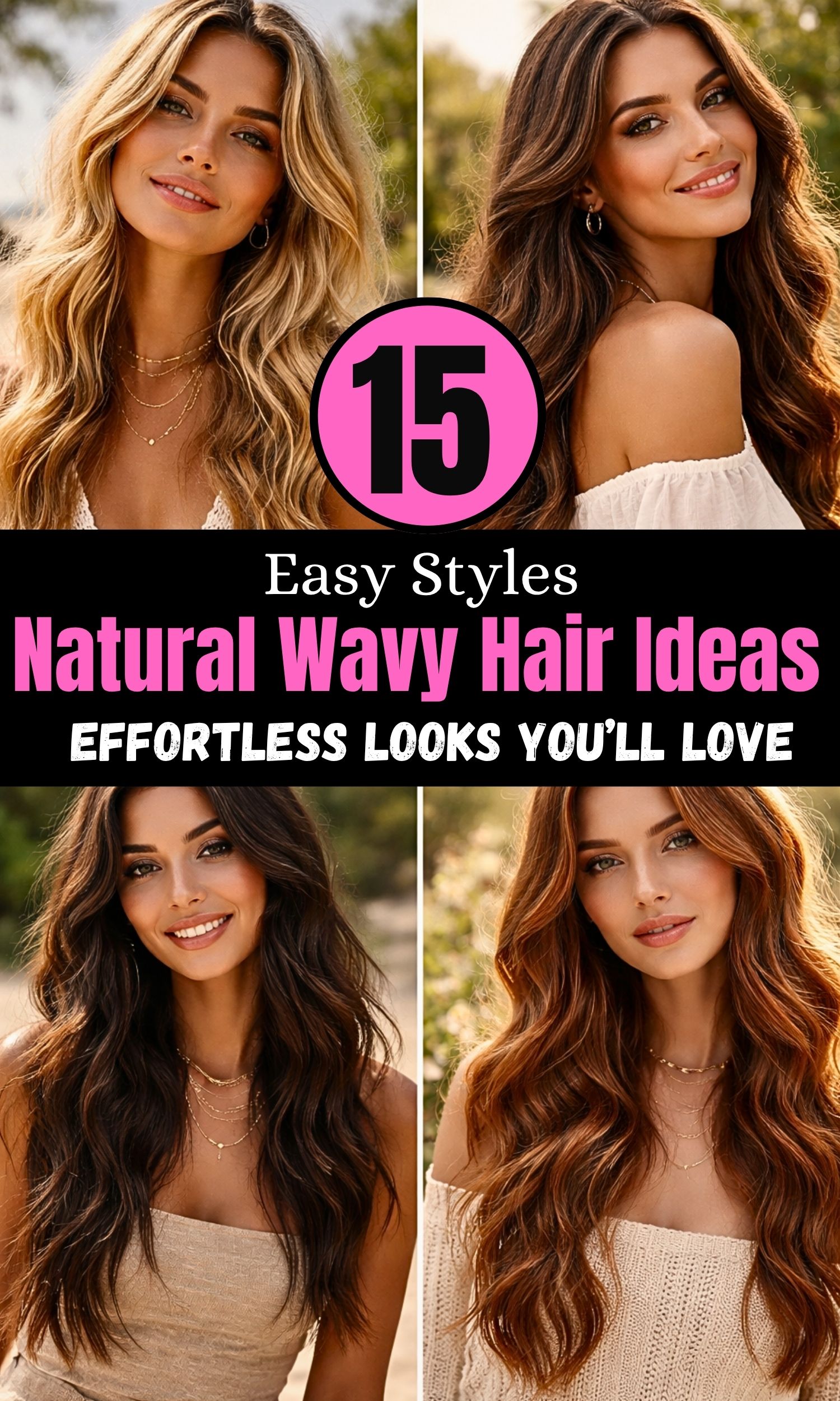 Wavy Hair Ideas for Natural Vibes: 15 Effortless Looks You’ll Love