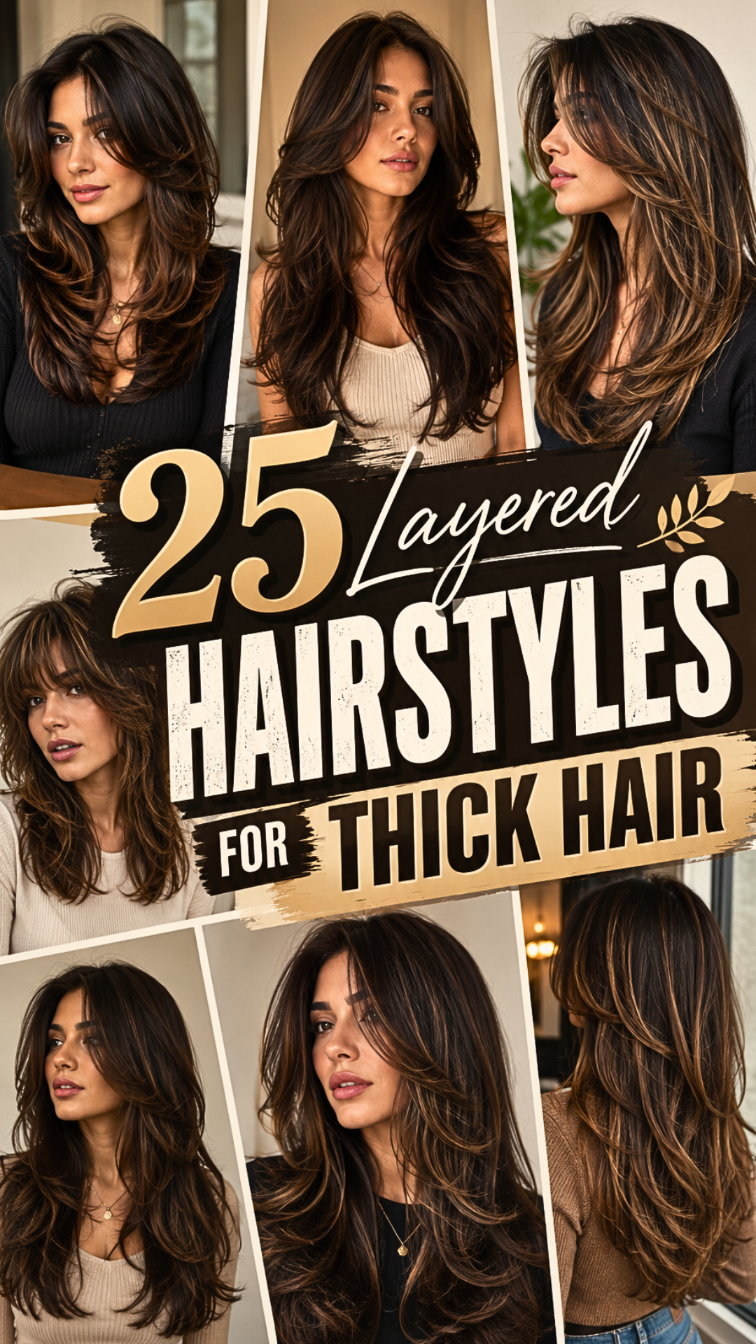 25 Layered Hairstyles For Thick Hair