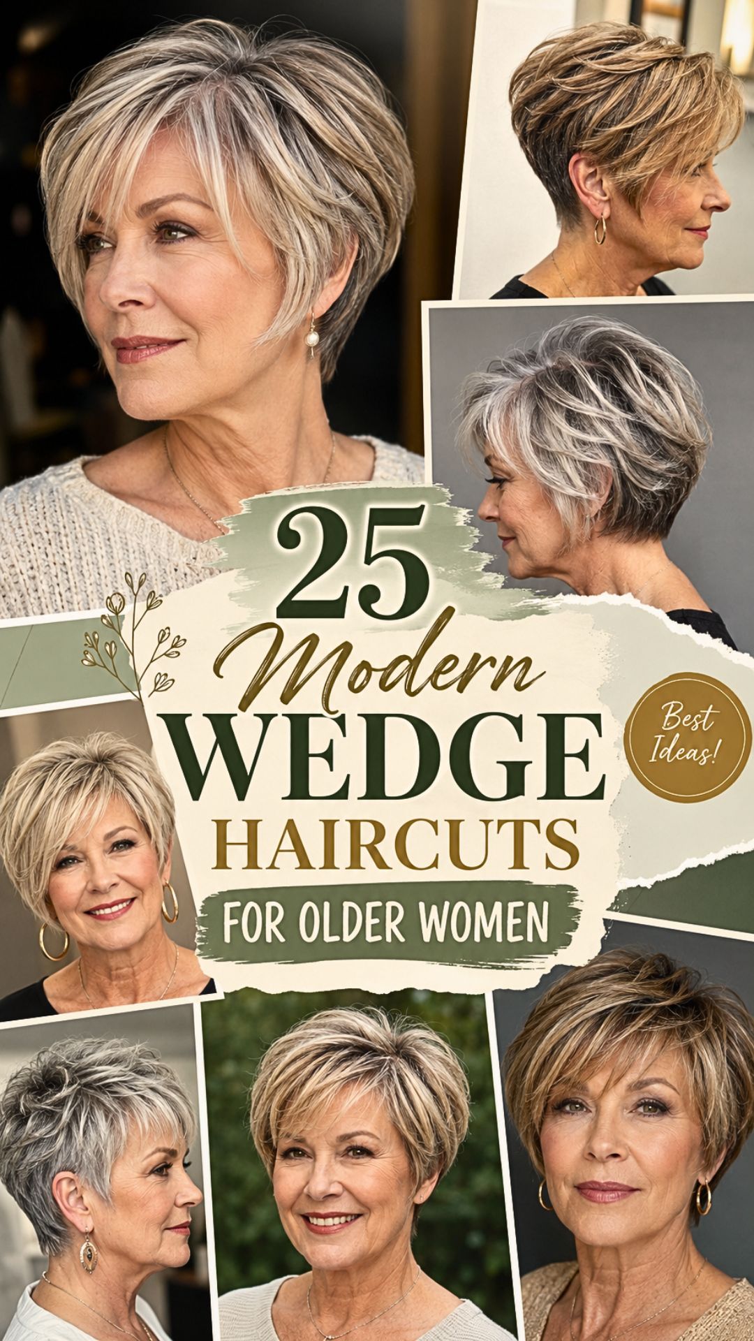 25 Modern Wedge Haircuts For Older Women