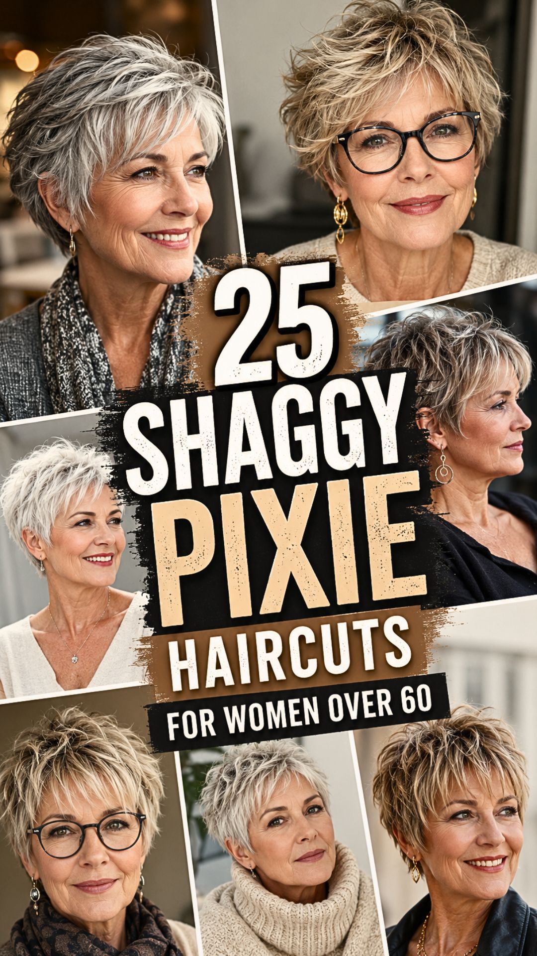 25 Shaggy Pixie Haircuts For Women Over 60