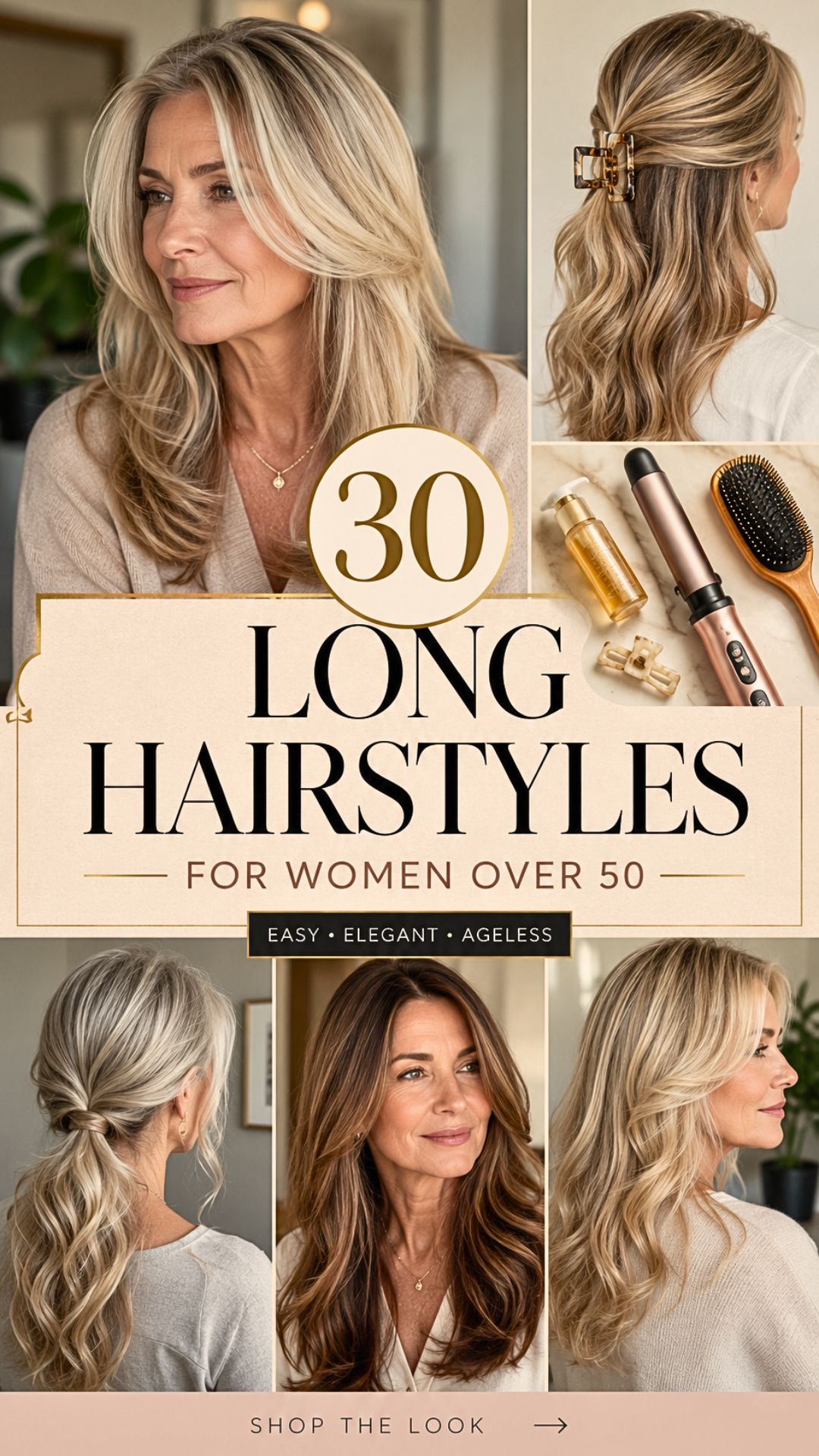 30 Long Hairstyles For Women Over 50