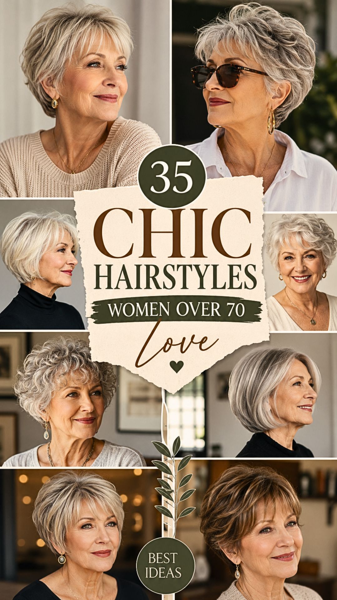 35 Chic Hairstyles Women Over 70 Love