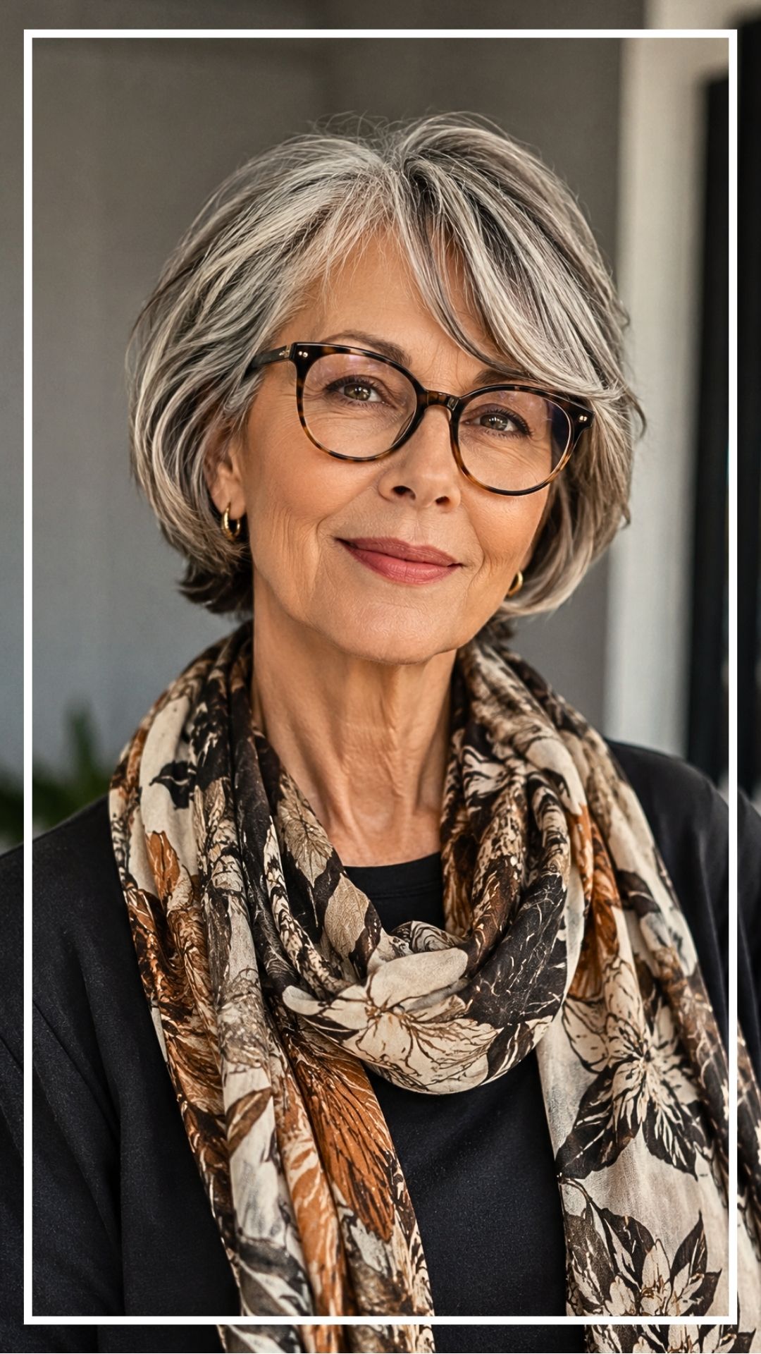 35 Hairstyles For Women Over 60 With Glasses