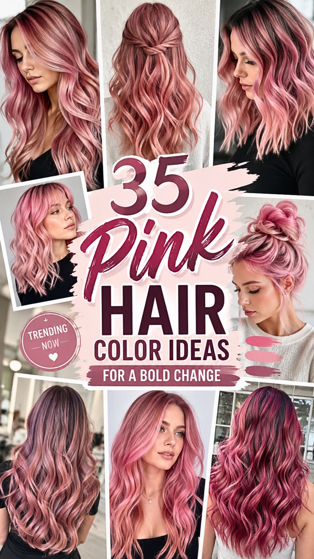 35 Pink Hair Color Ideas For A Bold Change