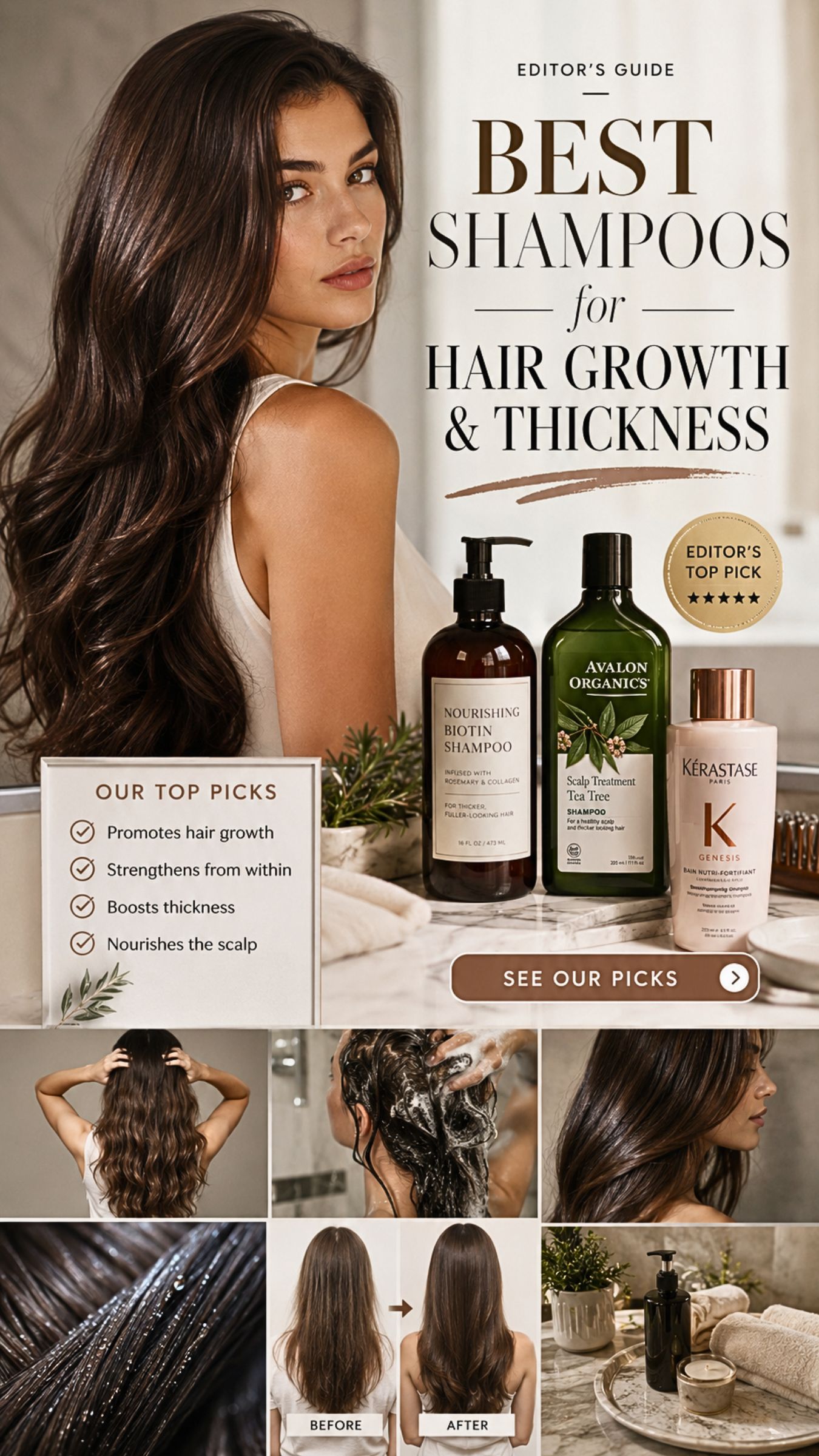 Best Shampoos For Hair Growth And Thickness