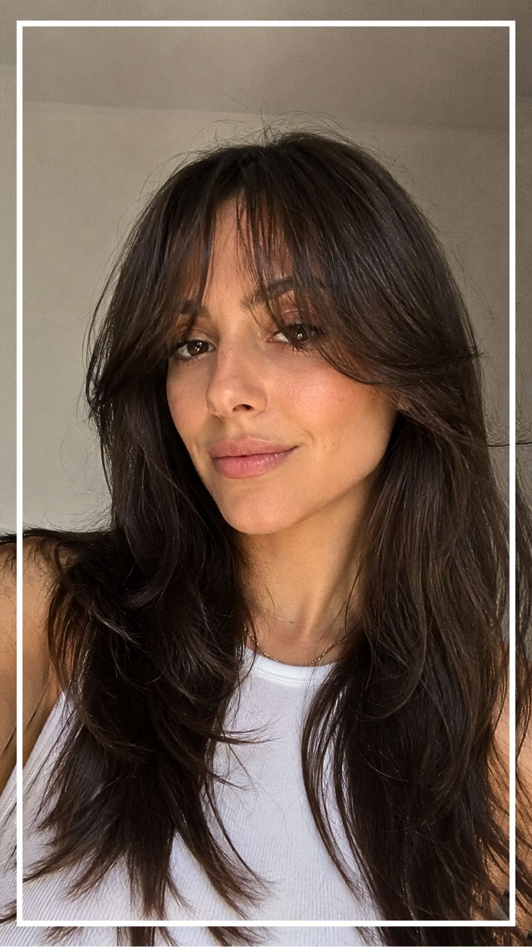 Curtain Bangs That Make Simple Hair Look Stylish