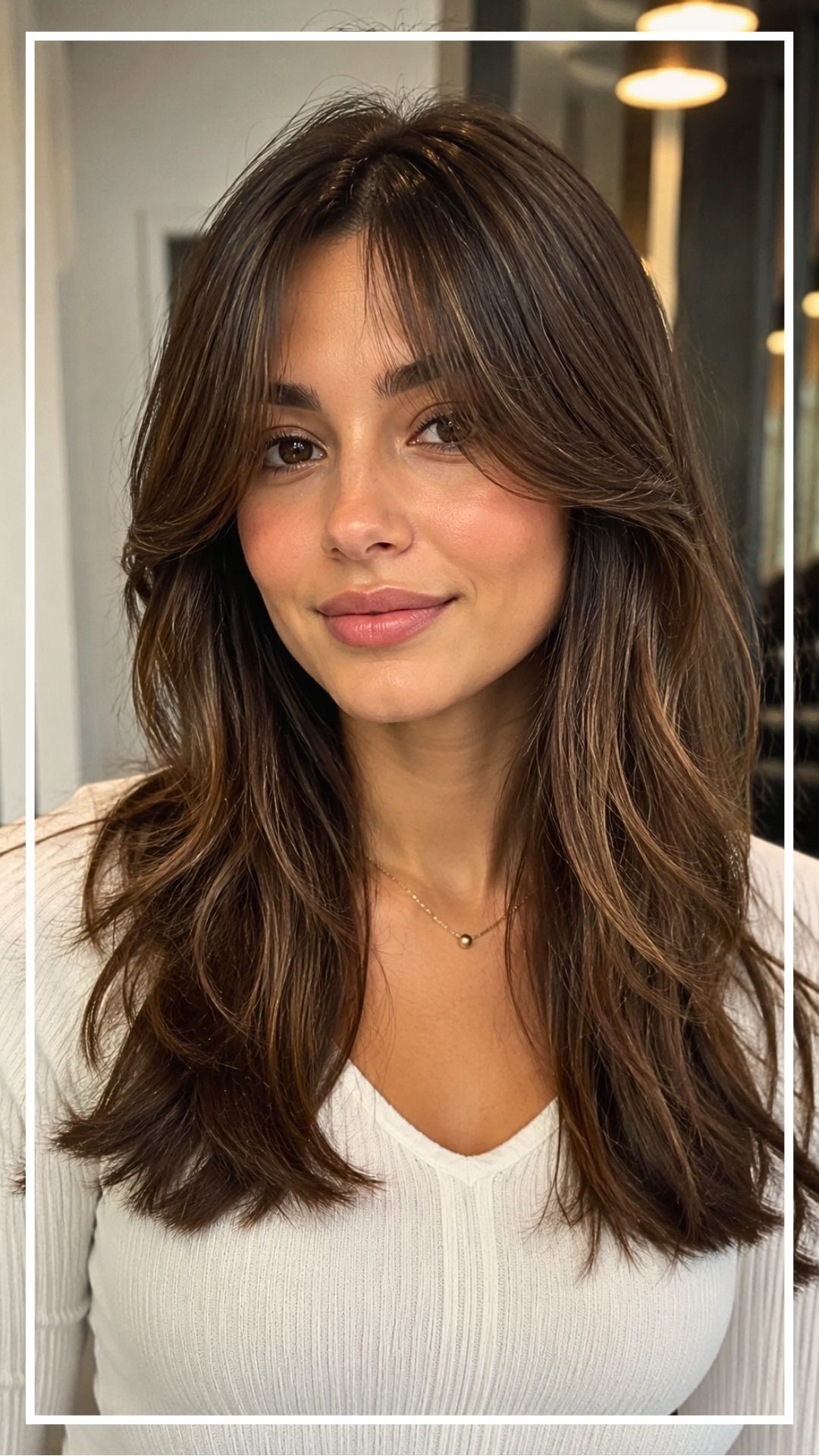 Face Framing Curtain Bangs That Flatter Every Face Shape