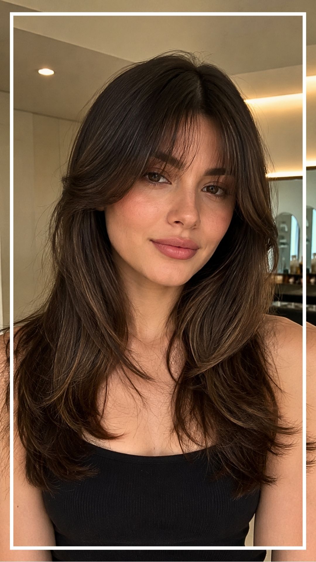 Trendy Curtain Bang Haircuts for a Soft Face Framing Look