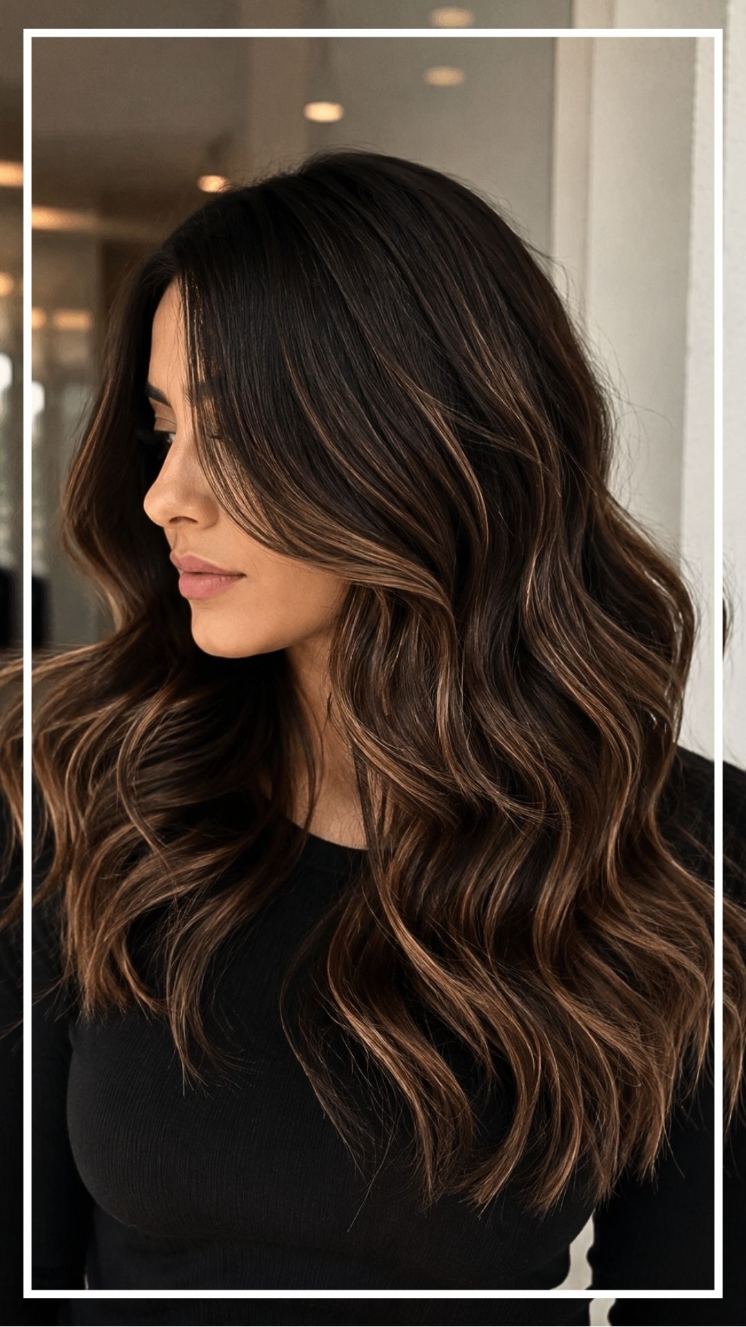 25 Dark Brown Balayage Ideas For Brunettes